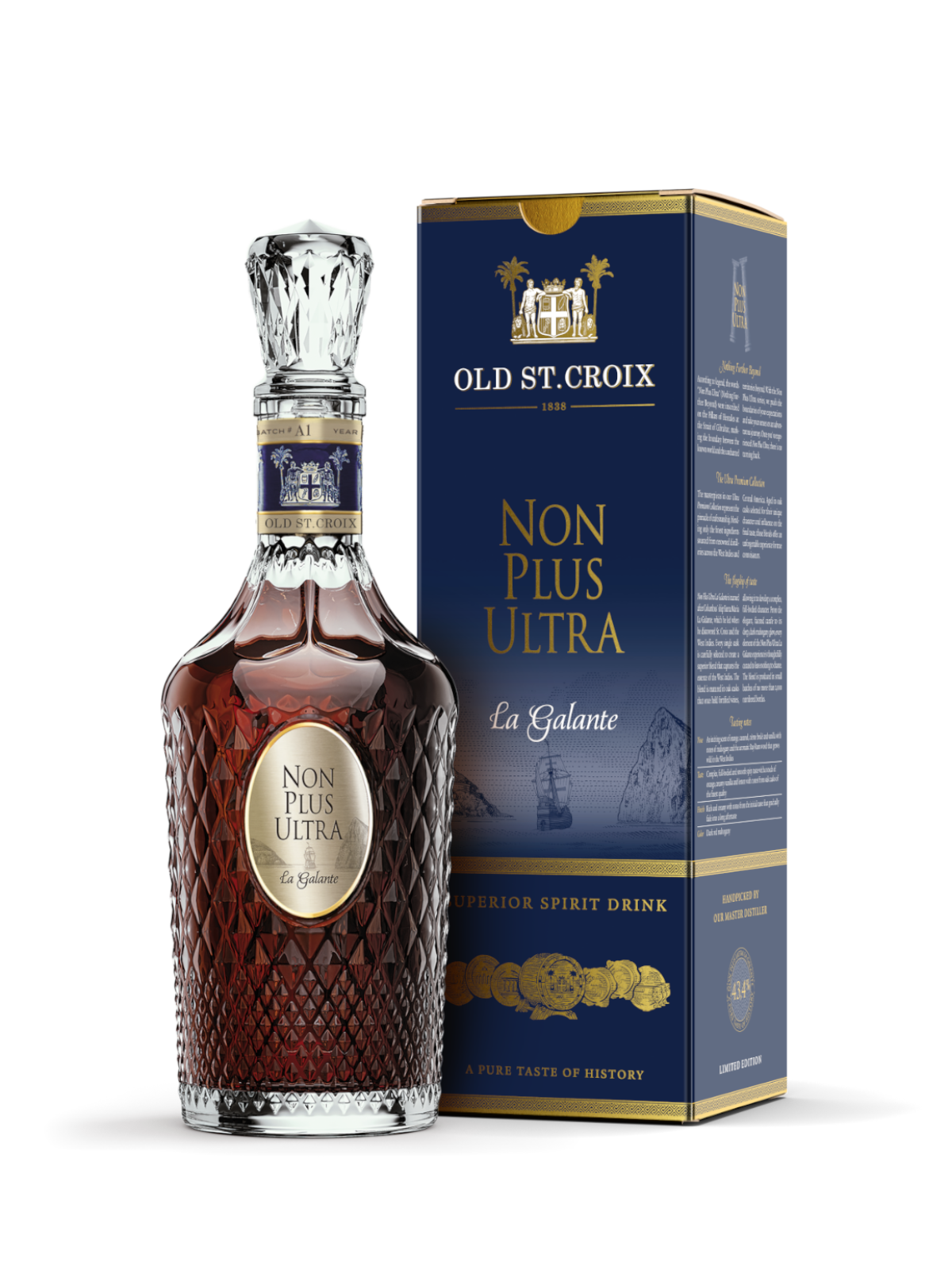 Old St. Croix Non Plus Ultra La Galante - flaska med presentask
