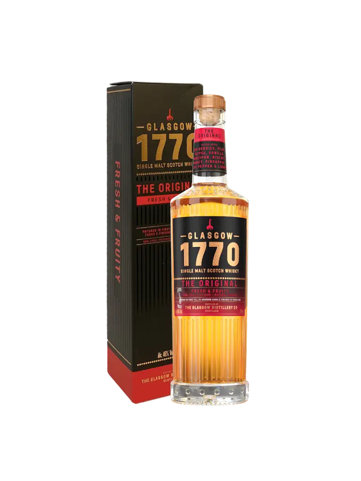 Glasgow 1770 The Original Single Malt Whisky - flaska med presentask