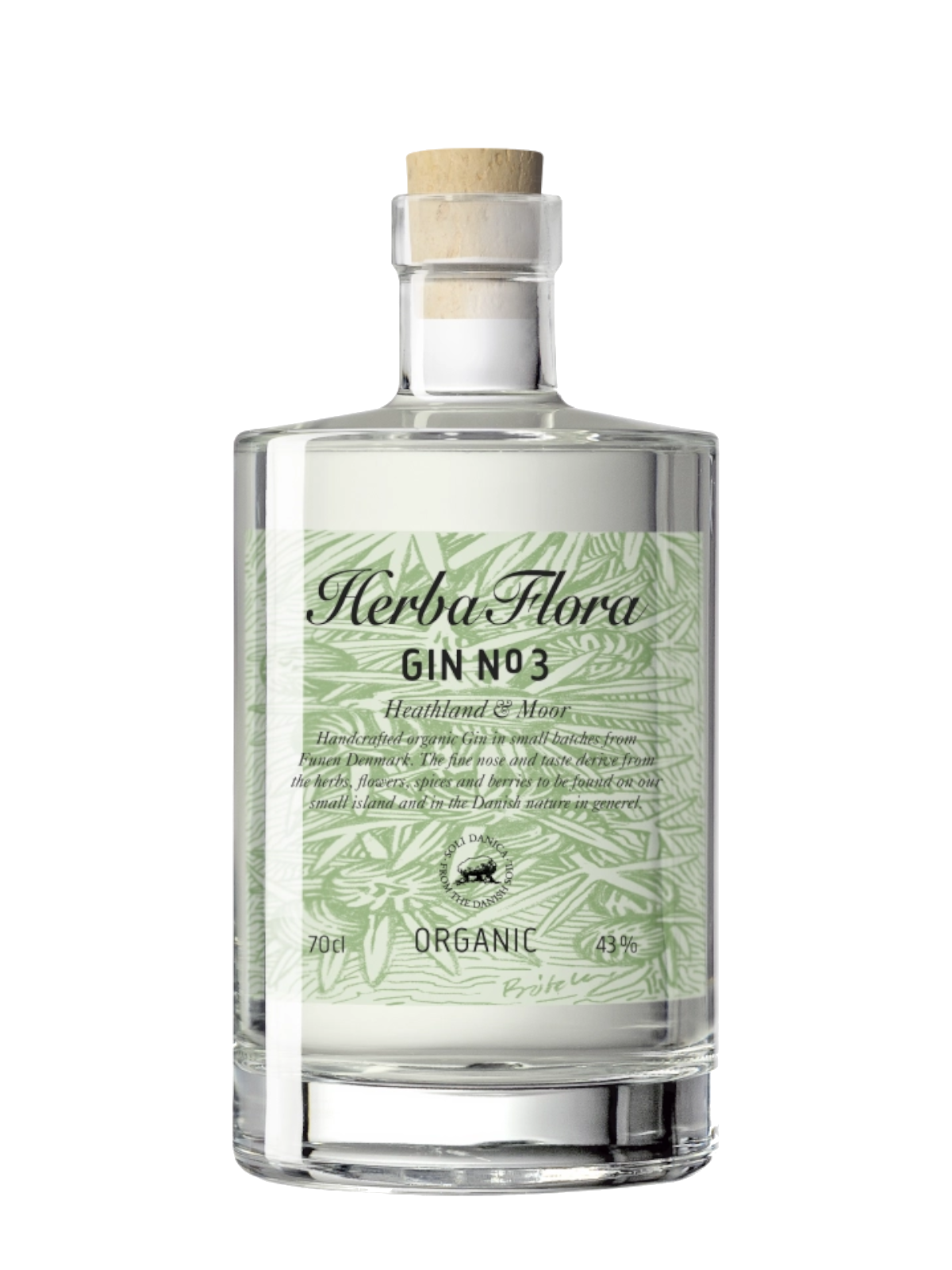 Herba Flora Gin No. 3 Ljunghed & Myr - flaska