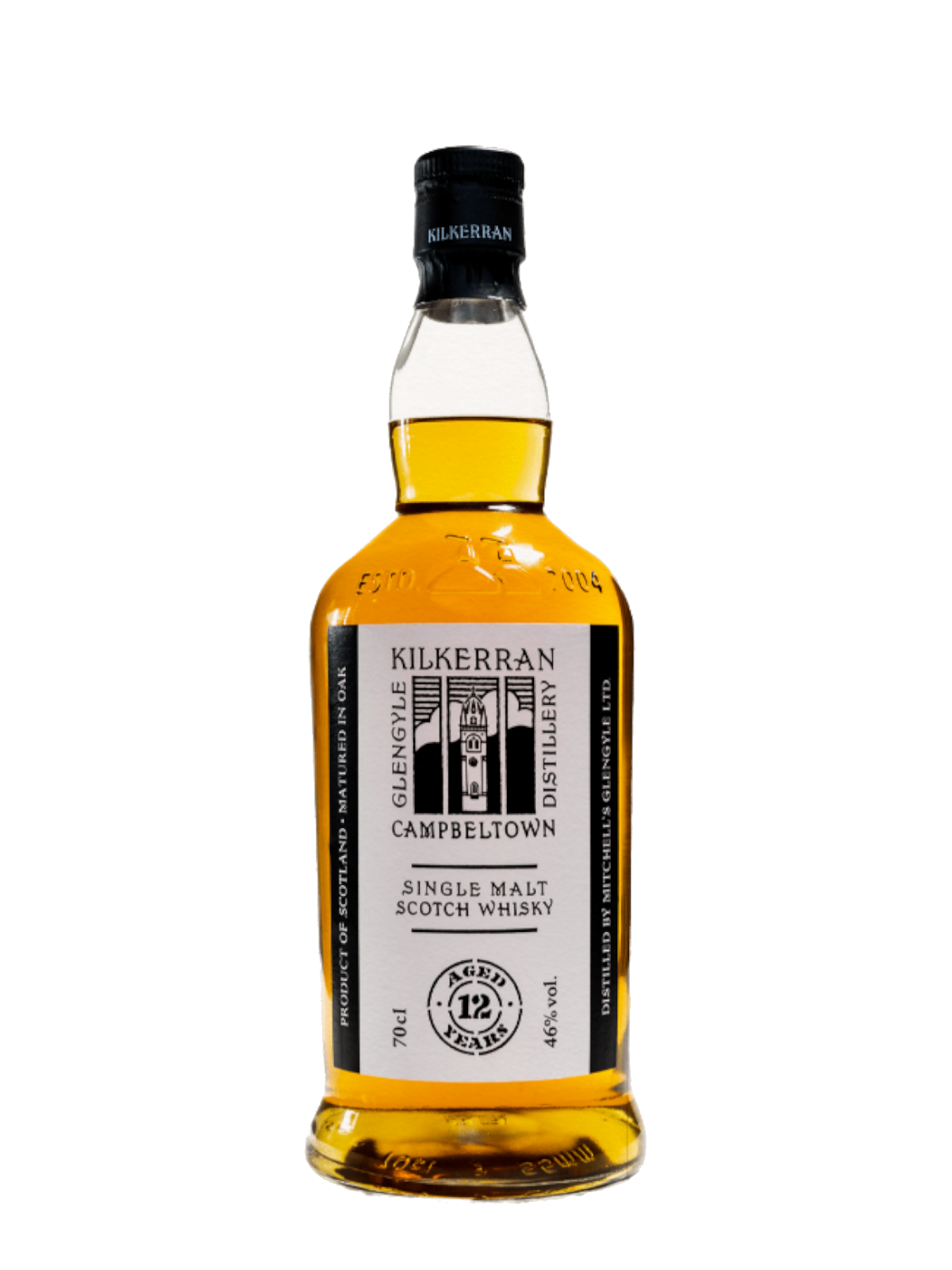 Kilkerran 12 Years Old Single Malt Scotch Whisky - bottle