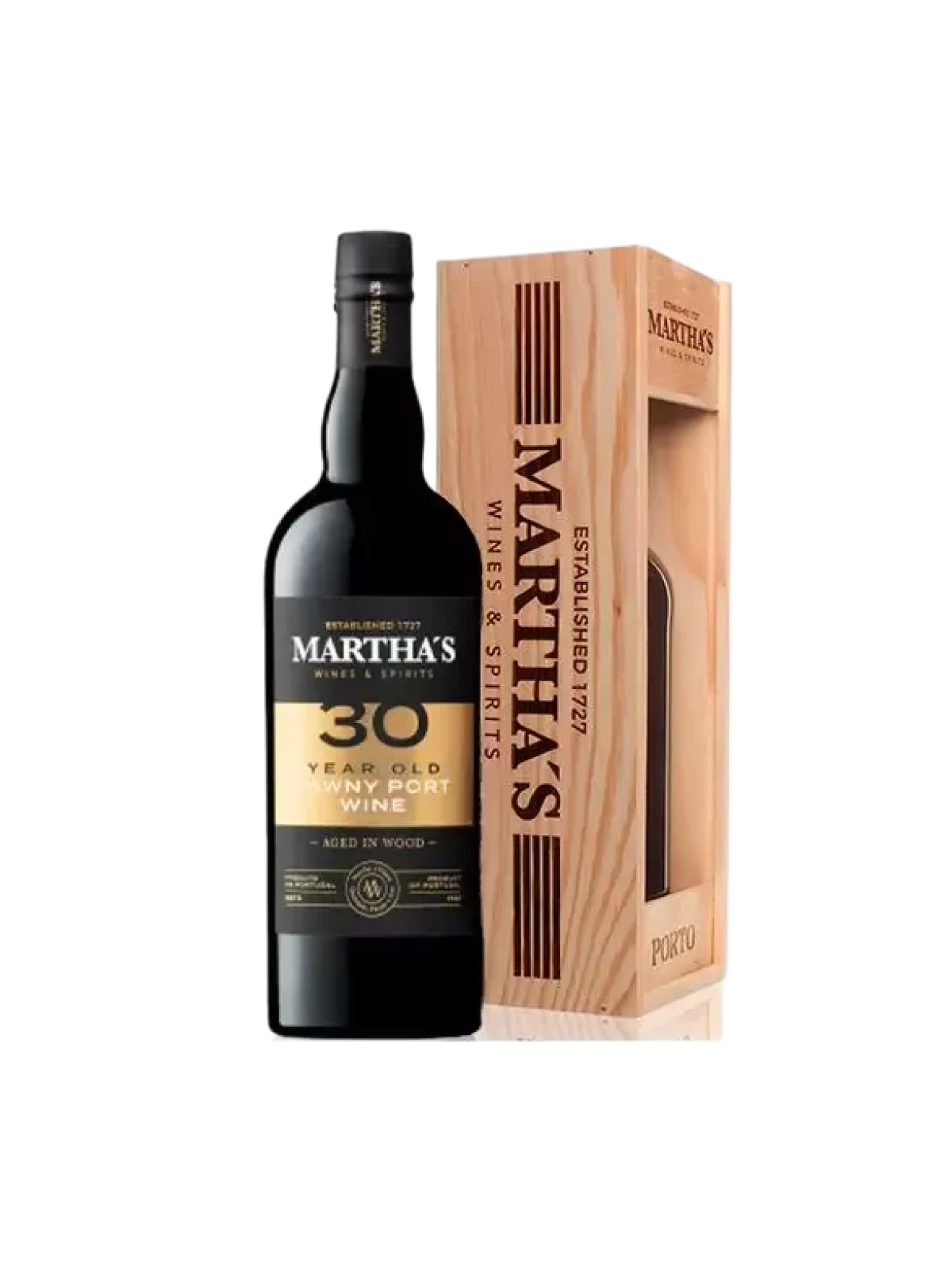 Marthas 30-åriga Tawny Portvin - flaska med presentask