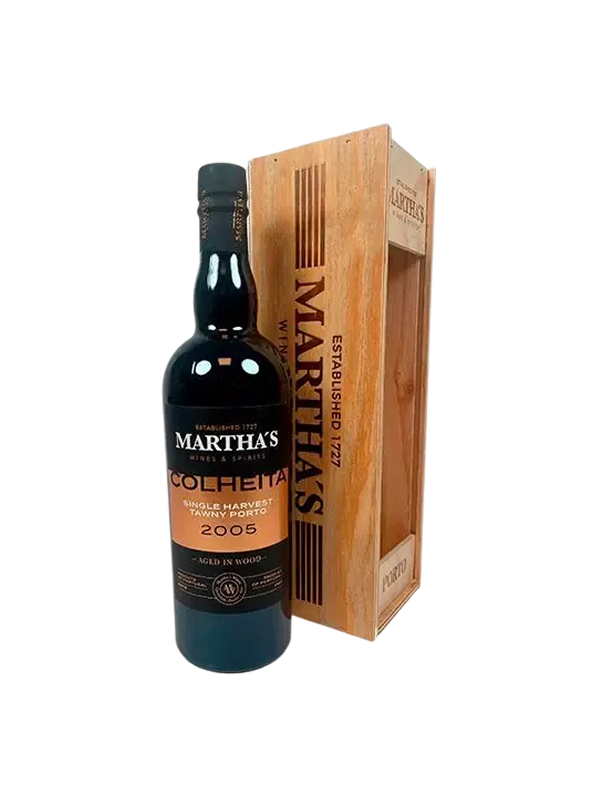 Martha's Colheita 2005 Tawny Portvin - flaske med gaveæske