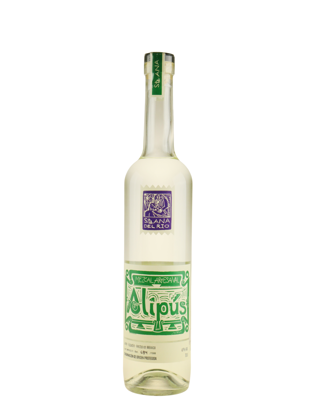 Mezcal Alipus Santa Ana del Rio Lote SAR103/22 - flaska