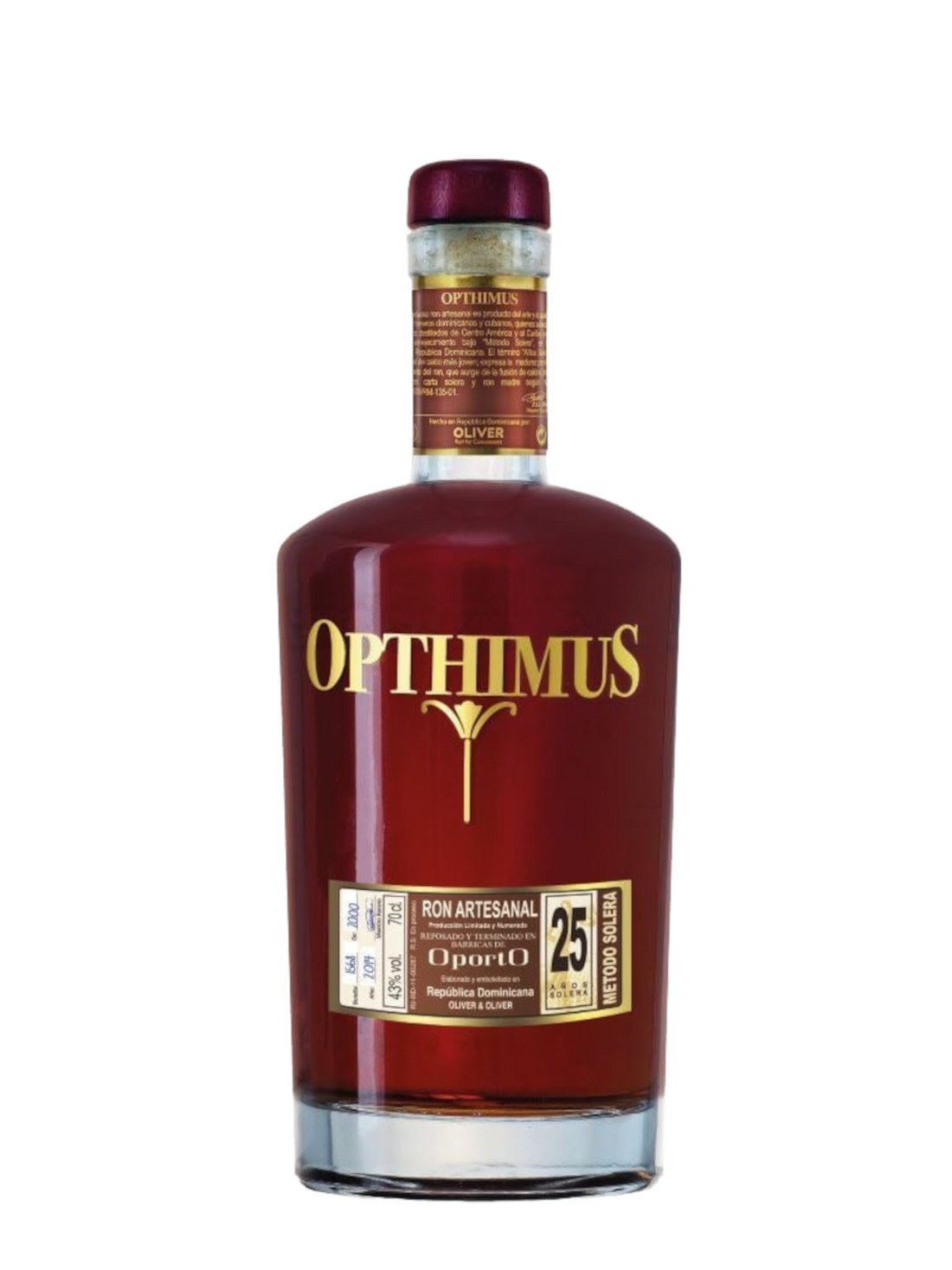 Opthimus 25 år Solera Rom Oporto Finish - flaske