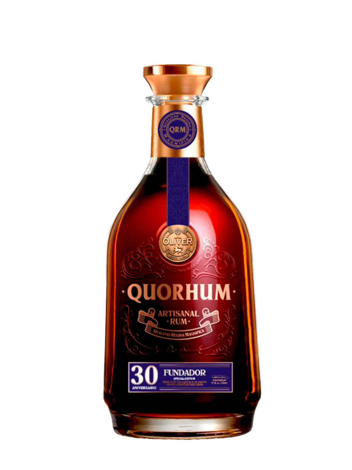 Quorhum Fundador 30 Aniversario Artisanal Rum - flaska