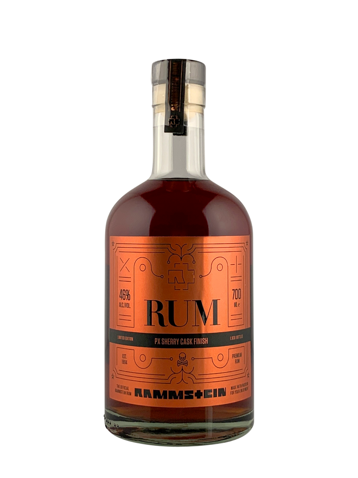 Rammstein Rum PX Sherry Cask Finish limited edition rum - bottle