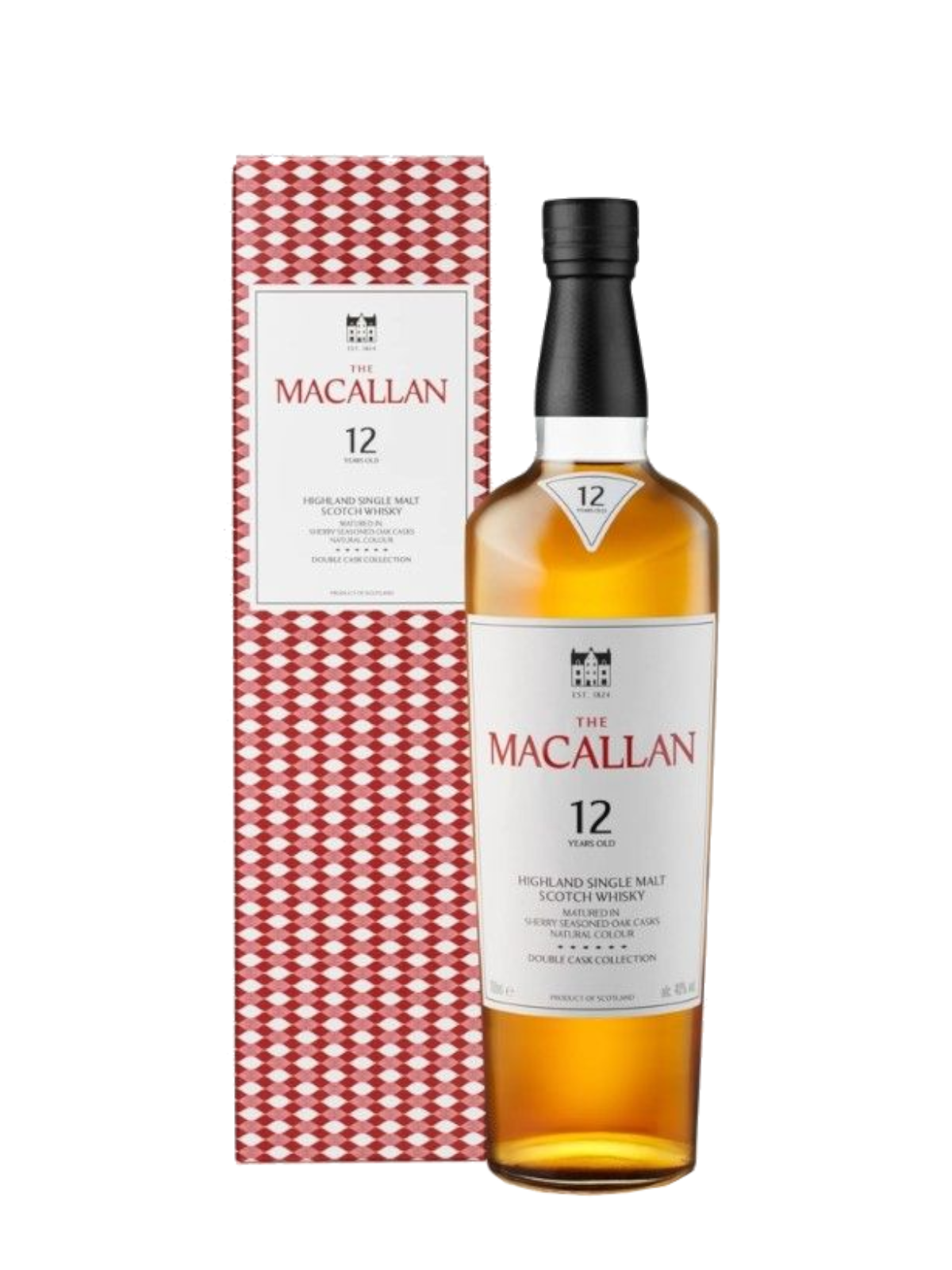 The Macallan 12 Year Old Double Cask Single Malt Whisky - bottle with gift box