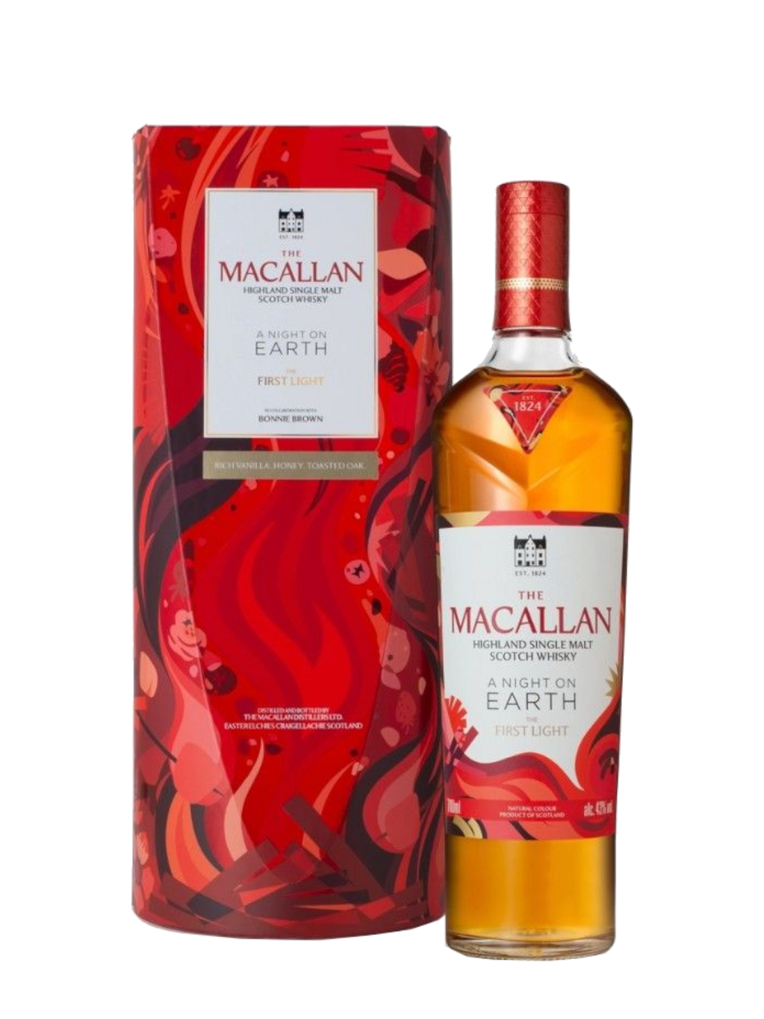 The Macallan A Night on Earth The First Light 2025 - flaske med gaveæske