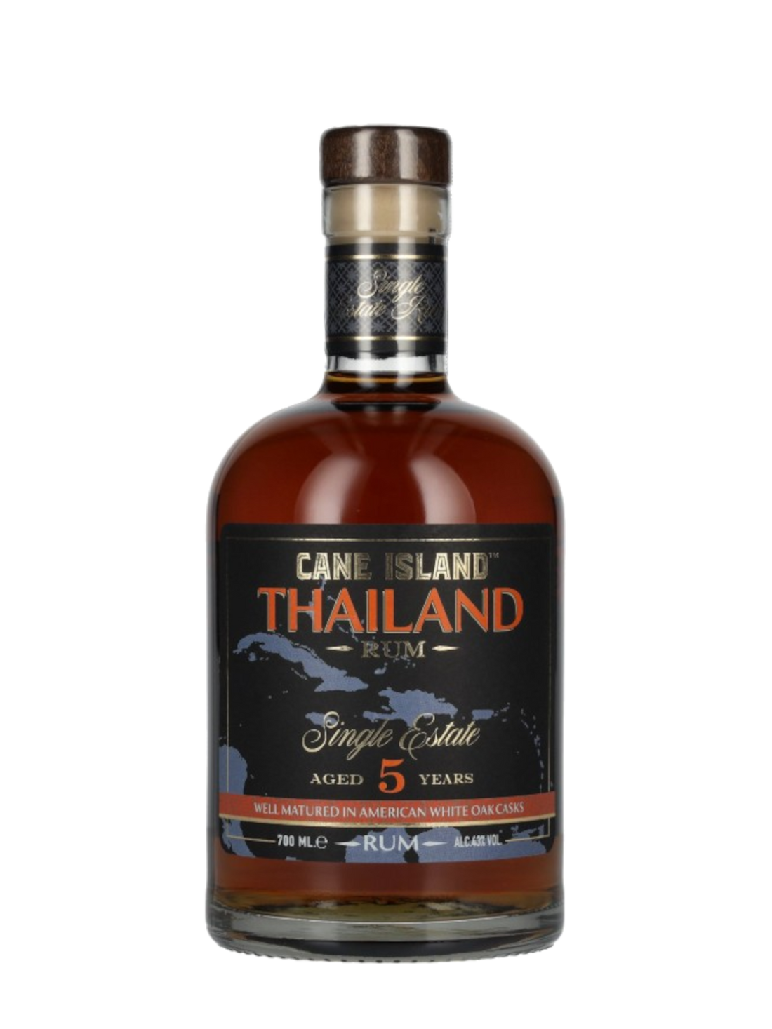 Cane Island Thailand 5 år Single Estate Rum - flaske