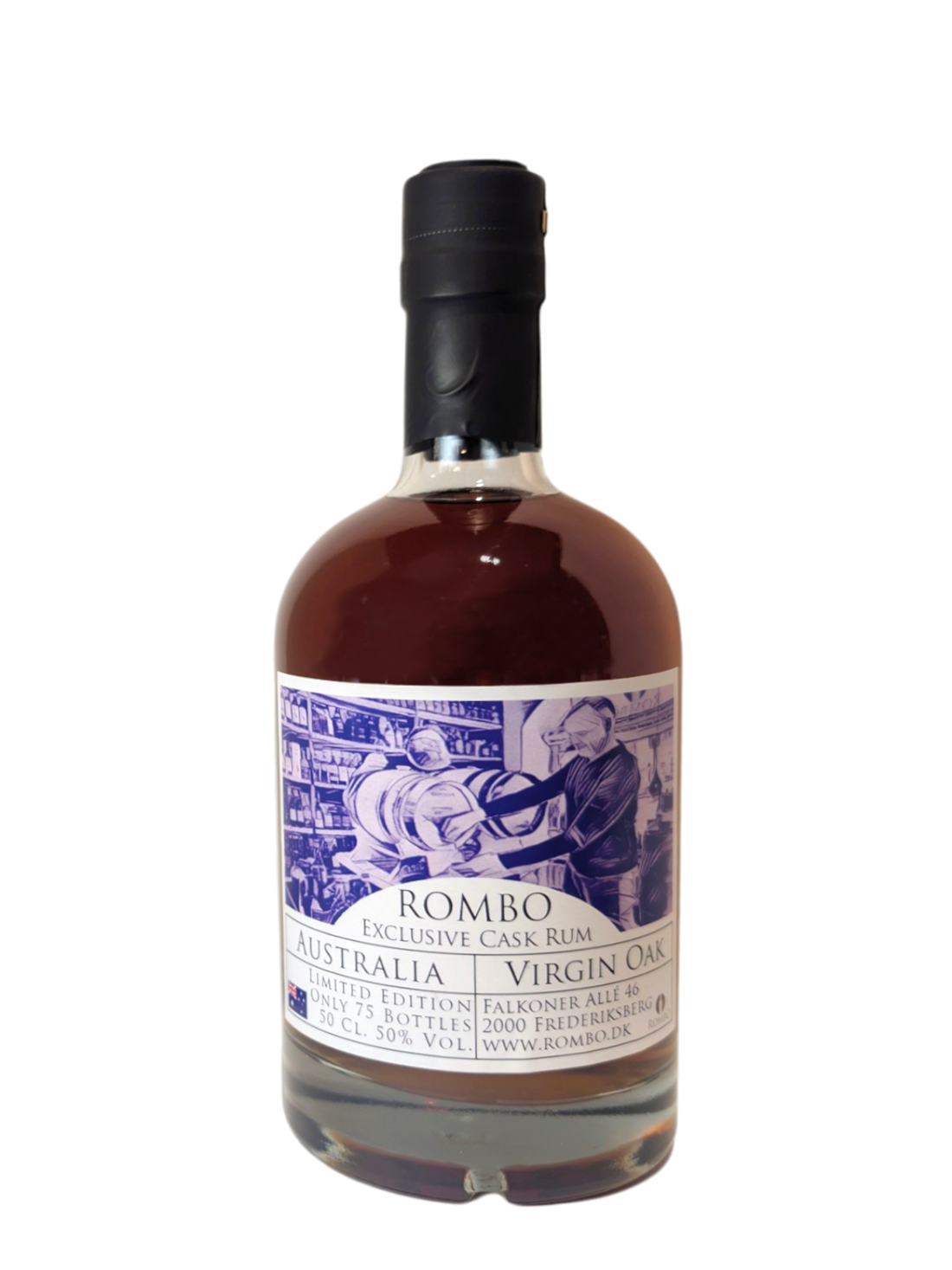 Rombo Exclusive Cask Rum Australia KLK Virgin Oak - flaske