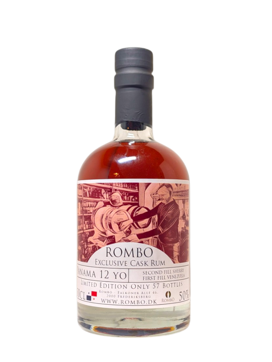 Rombo Exclusive Cask Rum Panama 12 år - flaske