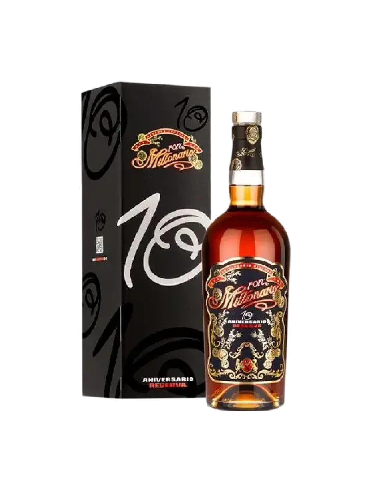 Ron Millonario Aniversario Reserva 10 års Rom - flaske med gaveæske