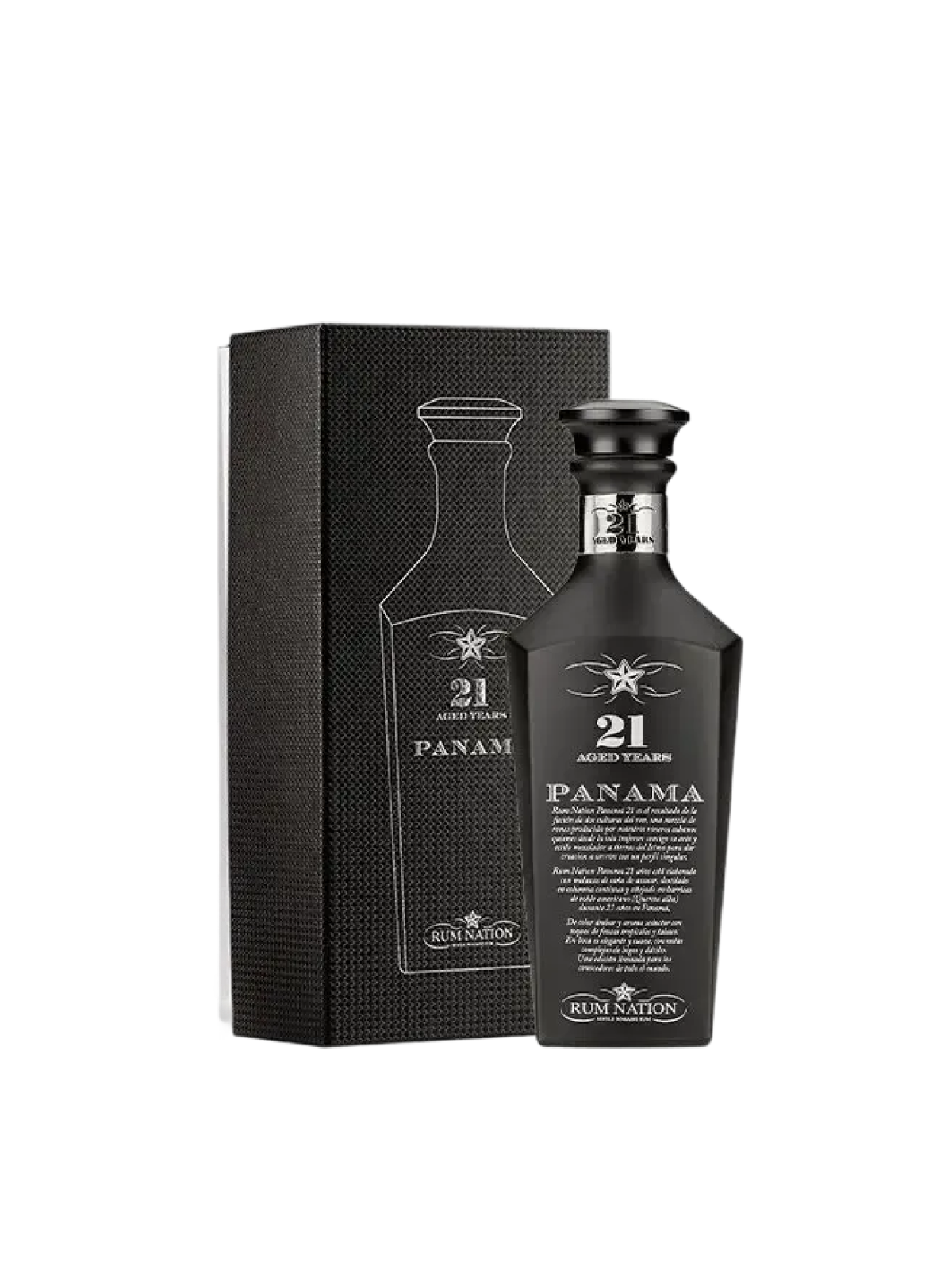 Rum Nation Panama 21 år Black Decanter - flaska med presentask