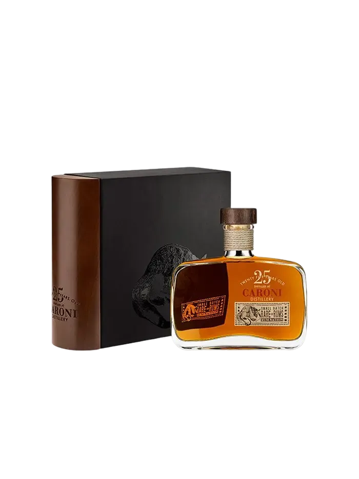 Rum Nation Rare Rums Caroni 25 Years - bottle with gift box