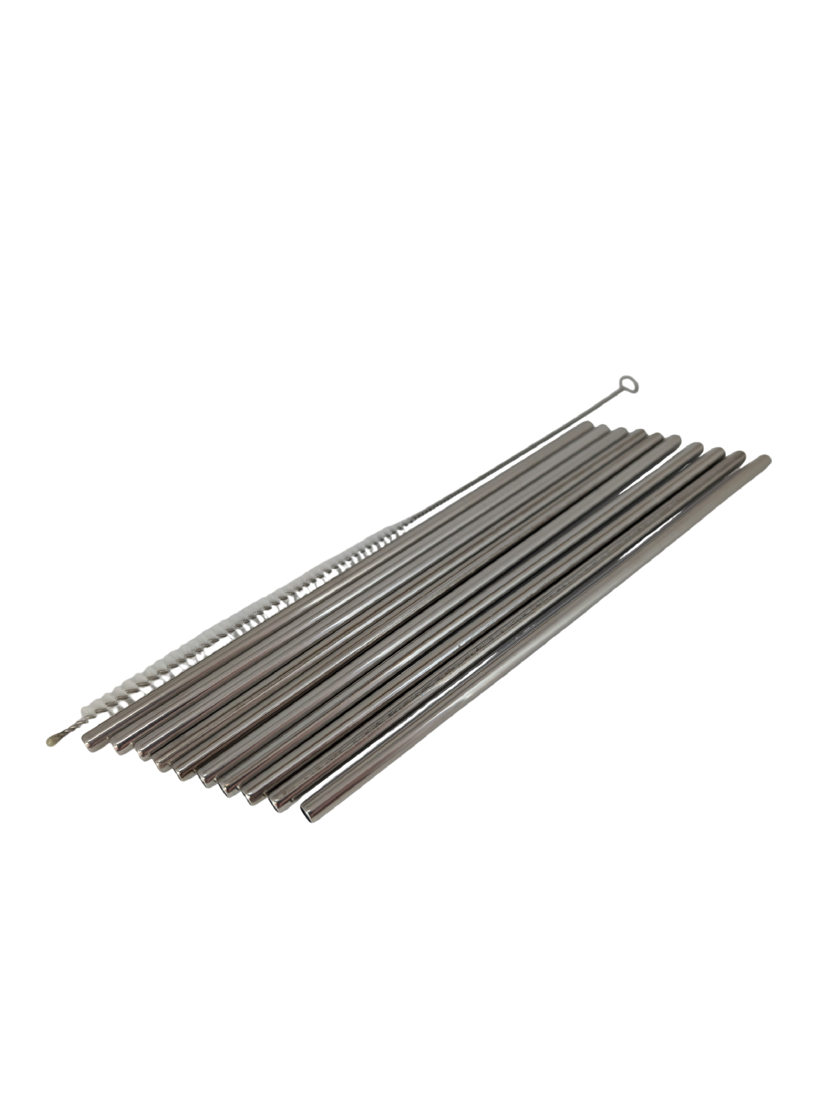 Steel straws 11 pcs. + brush
