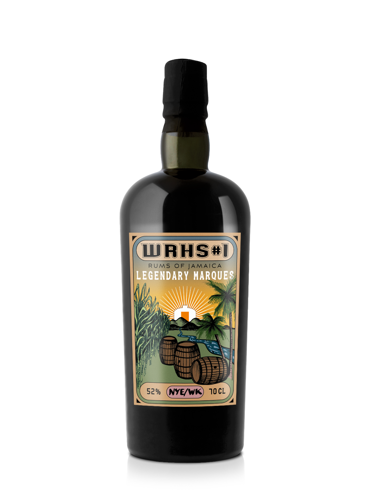 Warehouse #1 Legendary Marques NYE-WK single cask rom - flaske