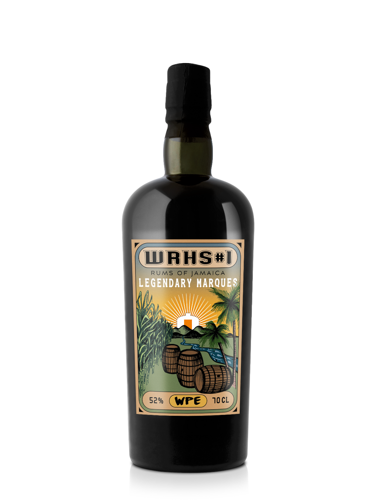 Warehouse #1 Legendary Marques WPE single cask rom - flaske