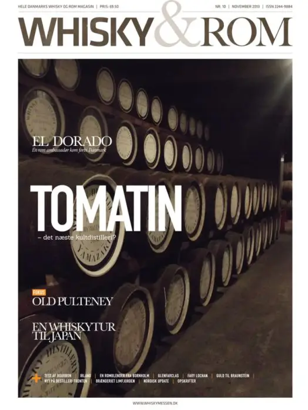 Forside af Whisky & rom Magasinet Nr. 10