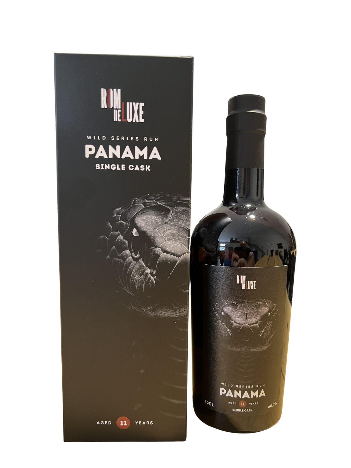 Wild Series Rum No. 70 Panama 11 Year Old Rum - bottle with gift box