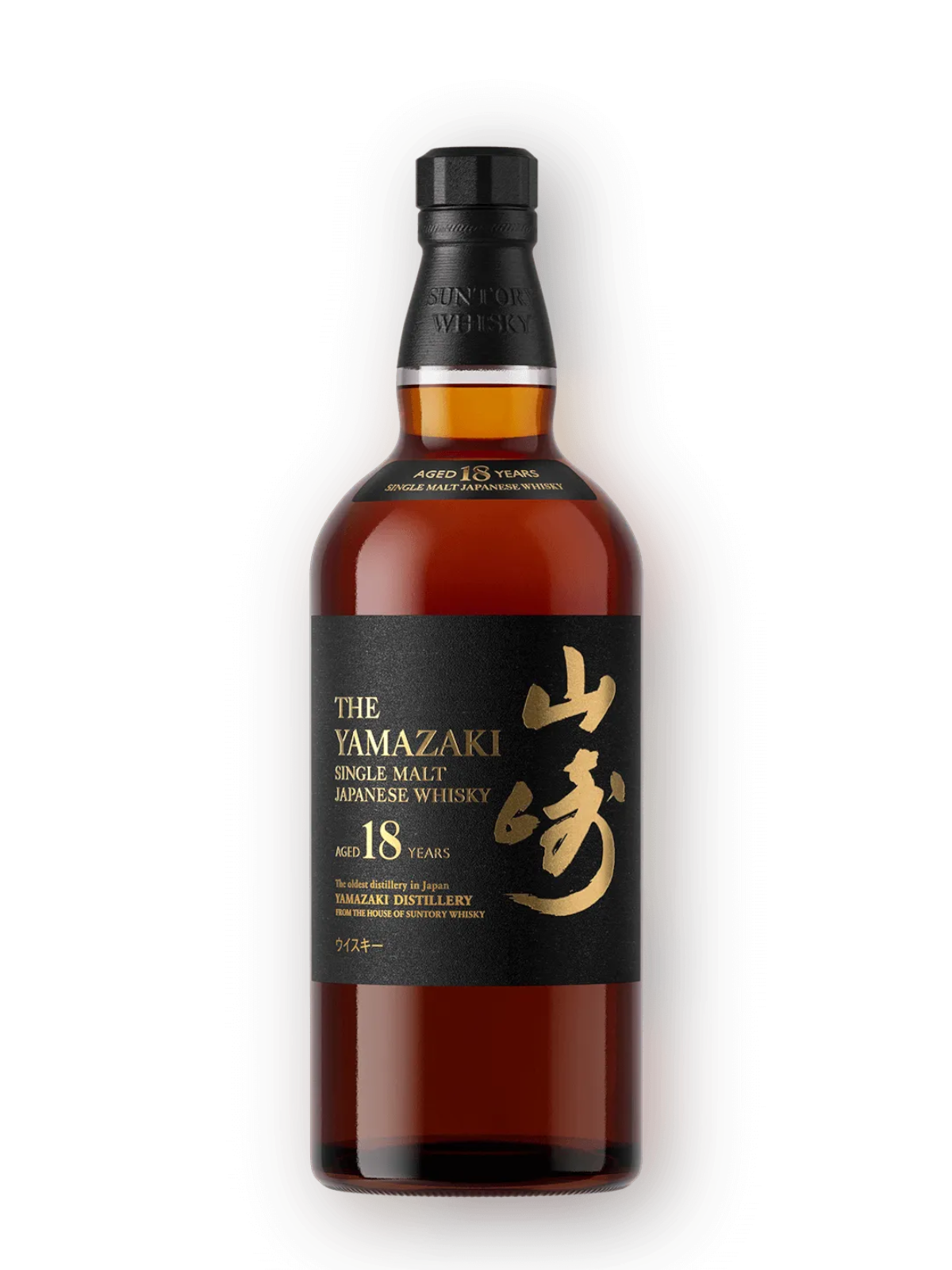 Yamazaki 18 Years Old Single Malt Japanese Whisky - bottle