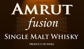Etiket til Amrut Fusion Single Malt Whisky