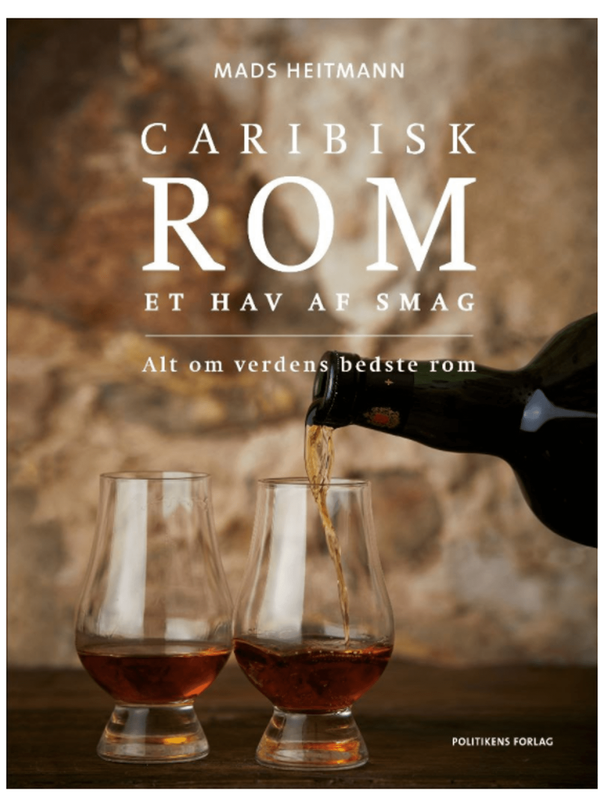 Forside af Caribisk Rom - Et Hav af Smag - Rombog af Mads Heitmann