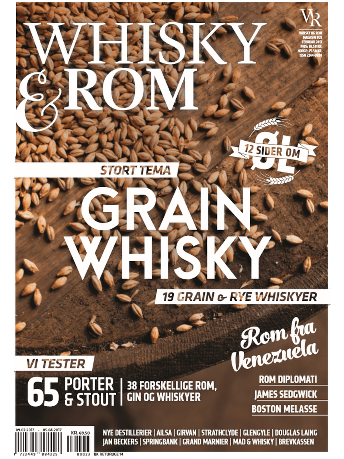 Forside af Whisky & rom Magasinet Nr. 23