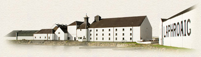 Byggnader på Laphroaig-destilleriet
