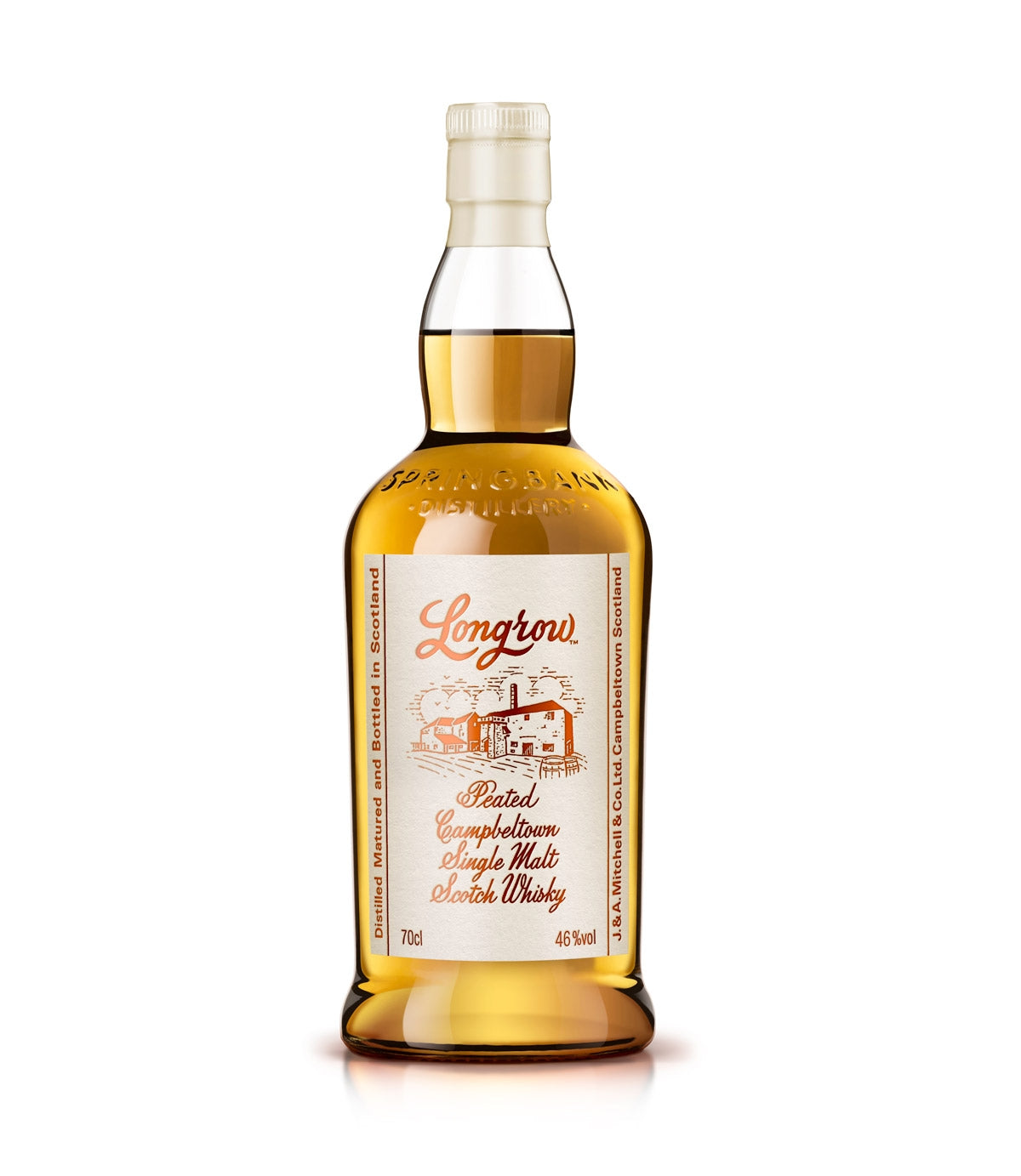 Longrow Peated Single Malt Whisky - bottle