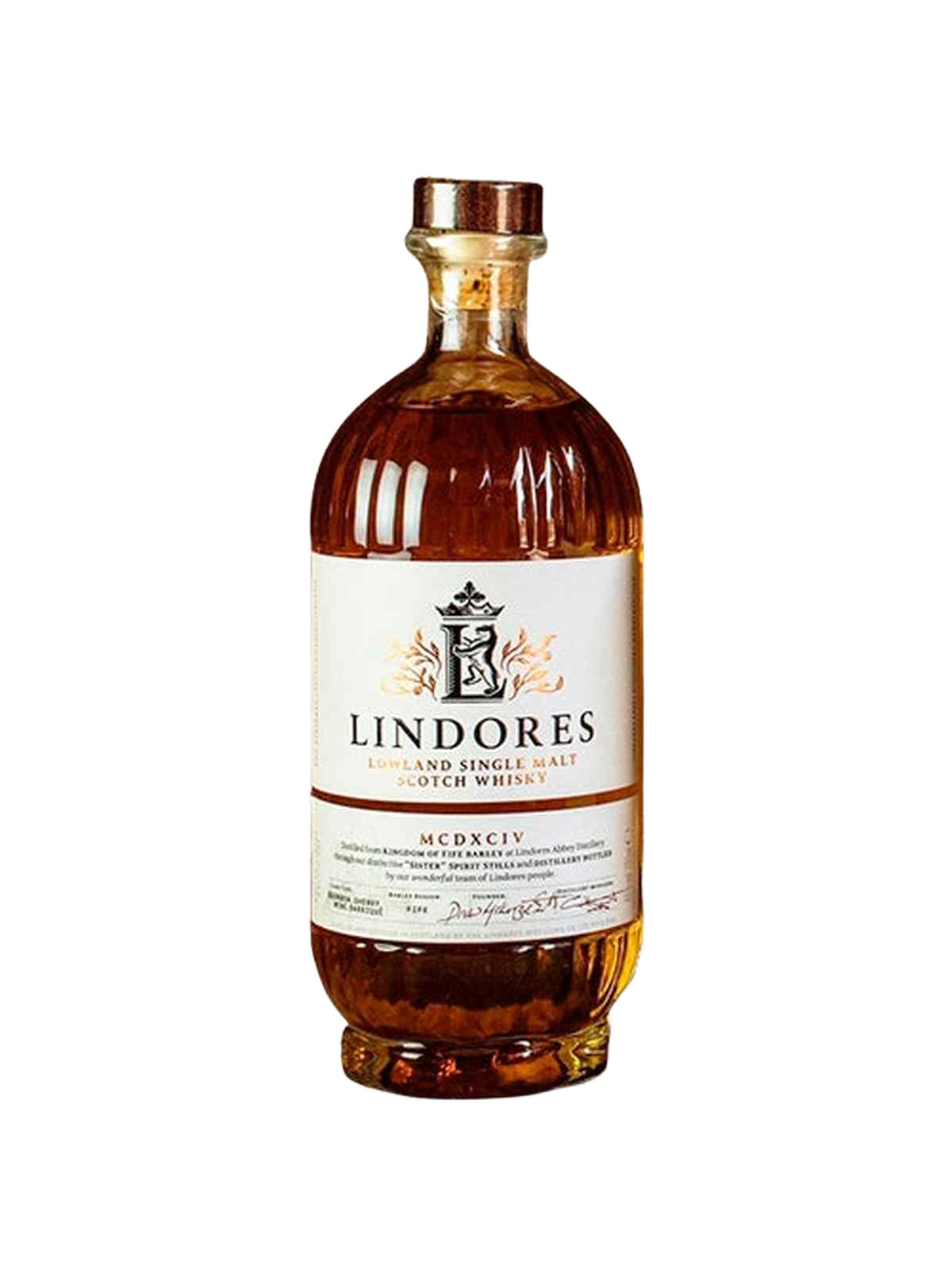Lindores Lowland Single Malt Whisky - flaske