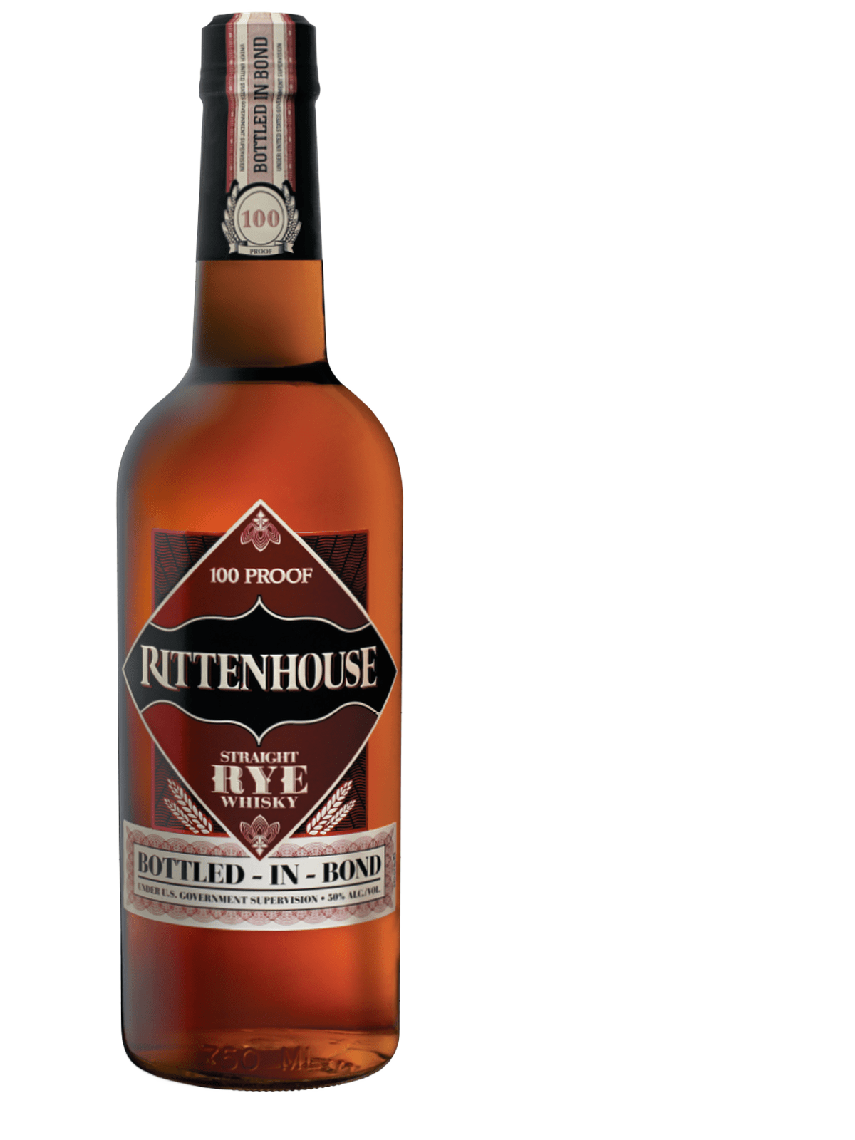 Rittenhouse Straight Rye Whiskey - bottle