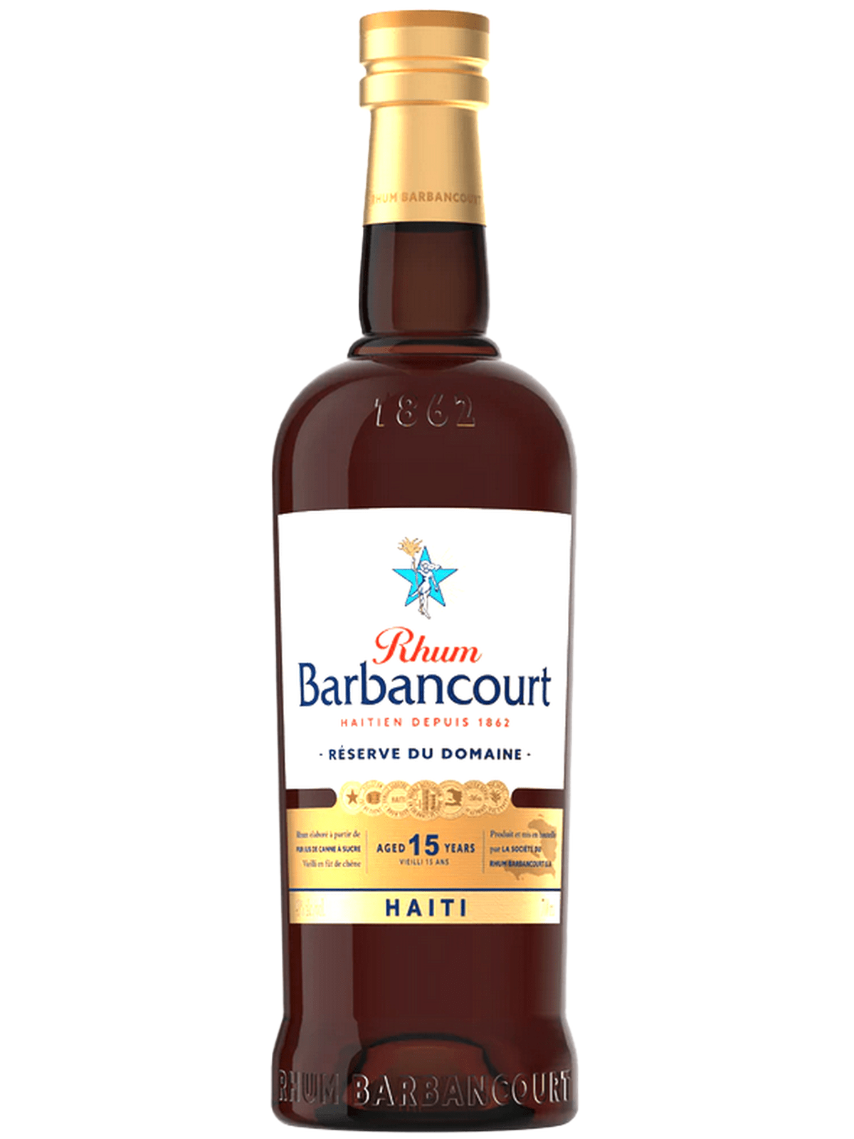 Barbancourt Rhum Réserve du Domaine Rum 15 years - bottle