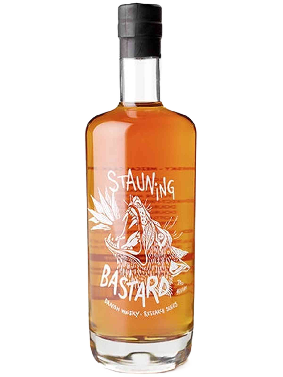 Stauning Bastard Mezcal Finish Rye Whisky - flaska