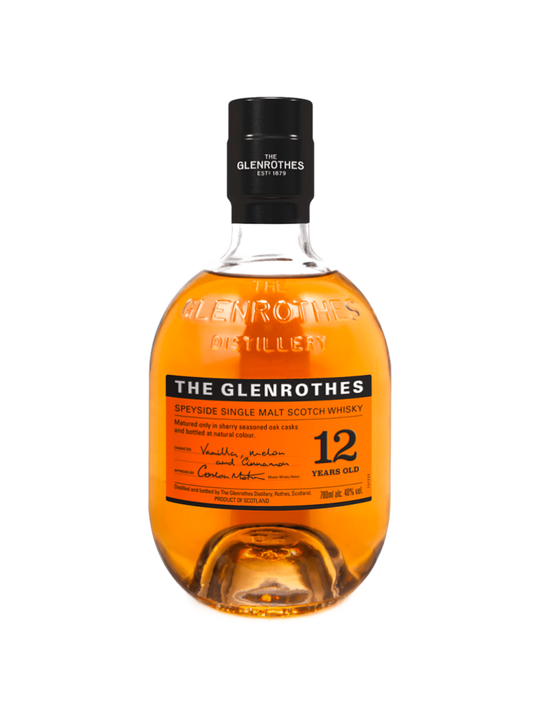 The Glenrothes 12 års Single Malt Whisky - flaske