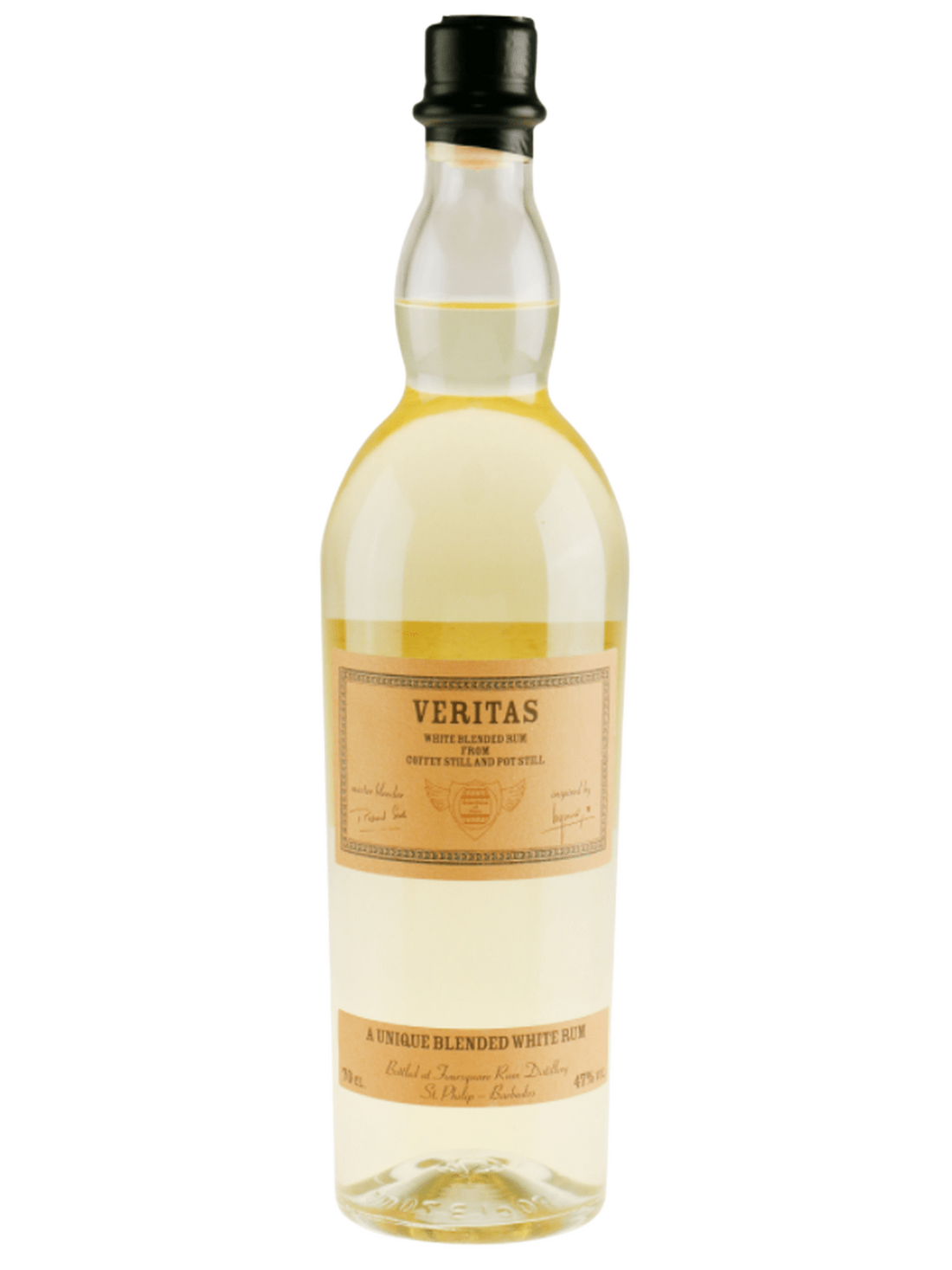 Veritas White Barbados og Jamaica Blended Rum - flaske