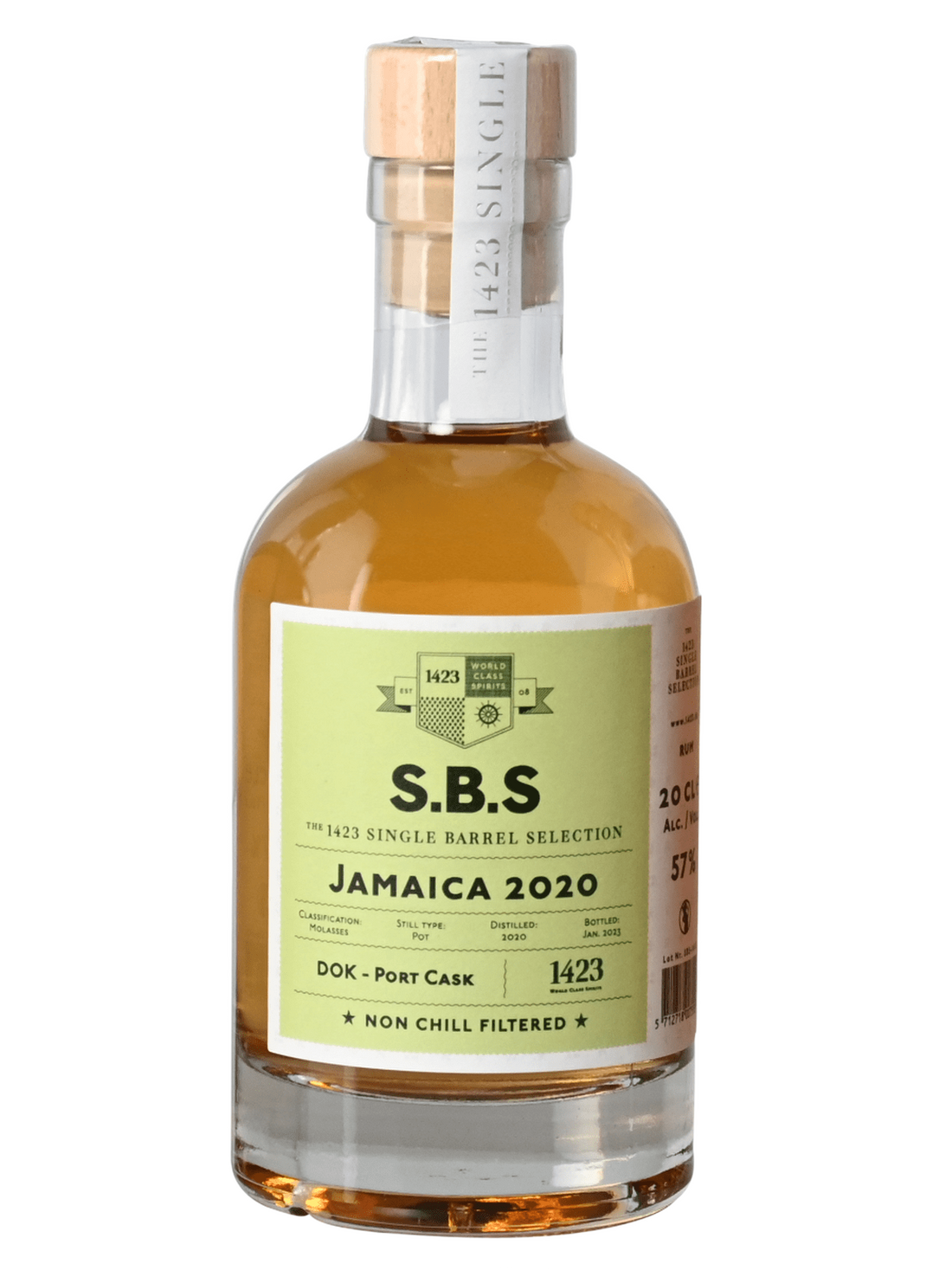 SBS Jamaica 2020 DOK Port Cask 20 cl. rum - bottle