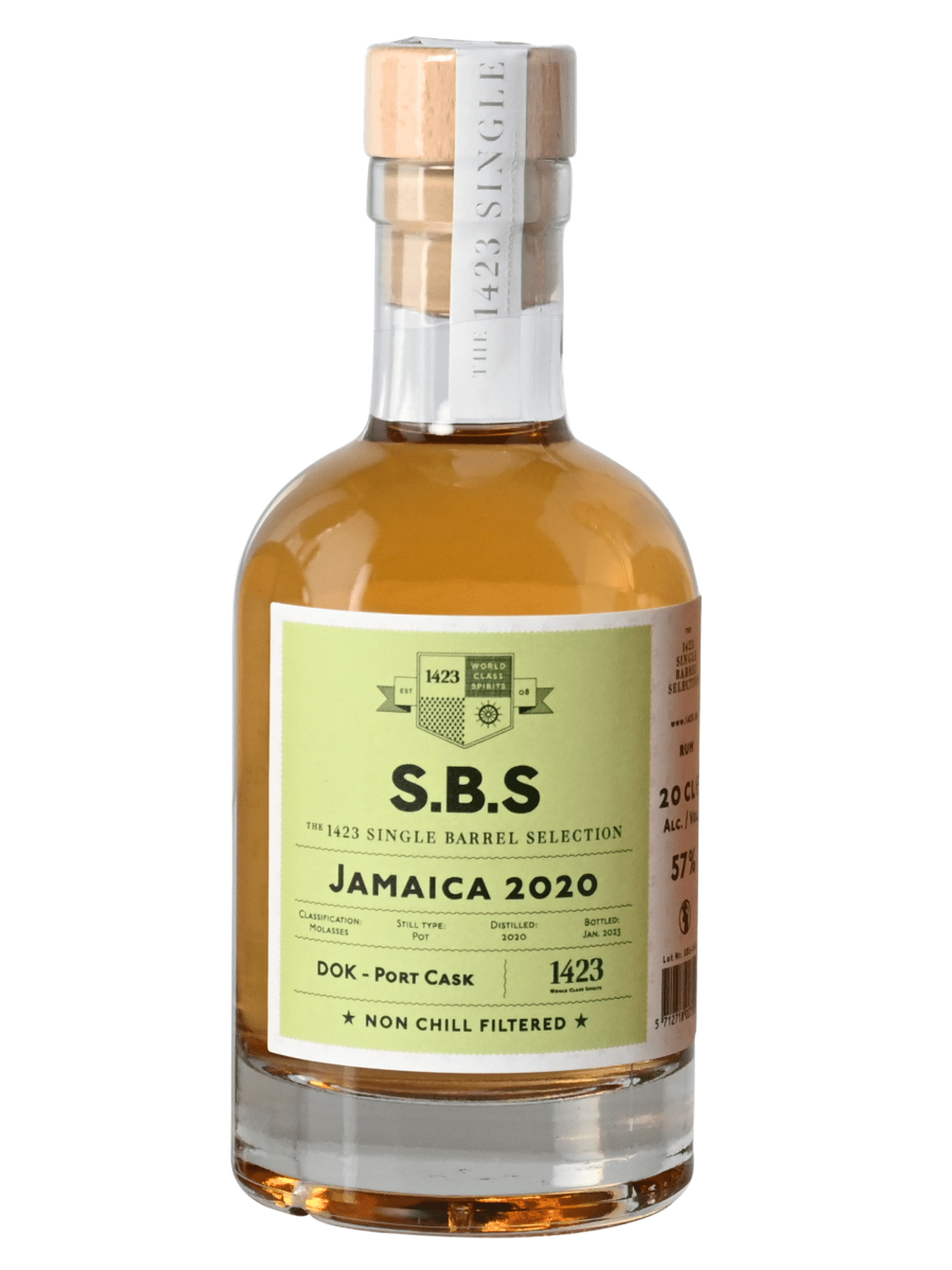 SBS Jamaica 2020 DOK Port Cask 20 cl. rom - flaske