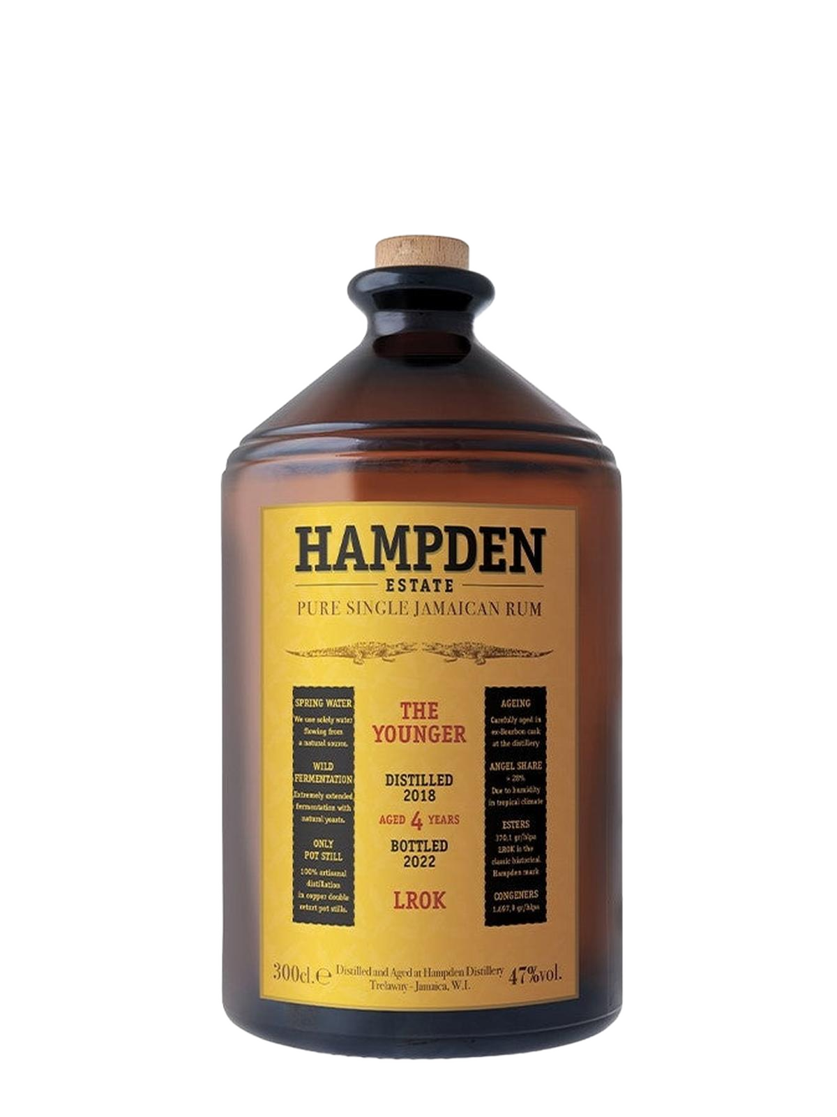 Magnum Hampden The Younger LROK 4 Year Old Rum - 3 Liters - bottle