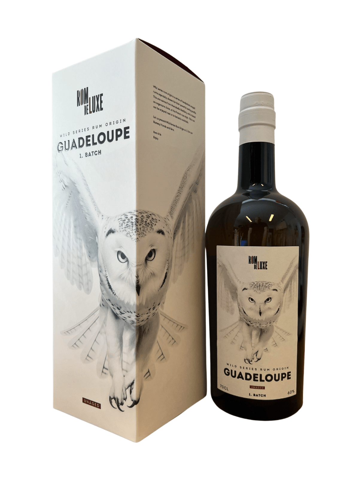 Romdeluxe Wild Series Origin No. 5 Guadeloupe Rom - flaske med gaveæske