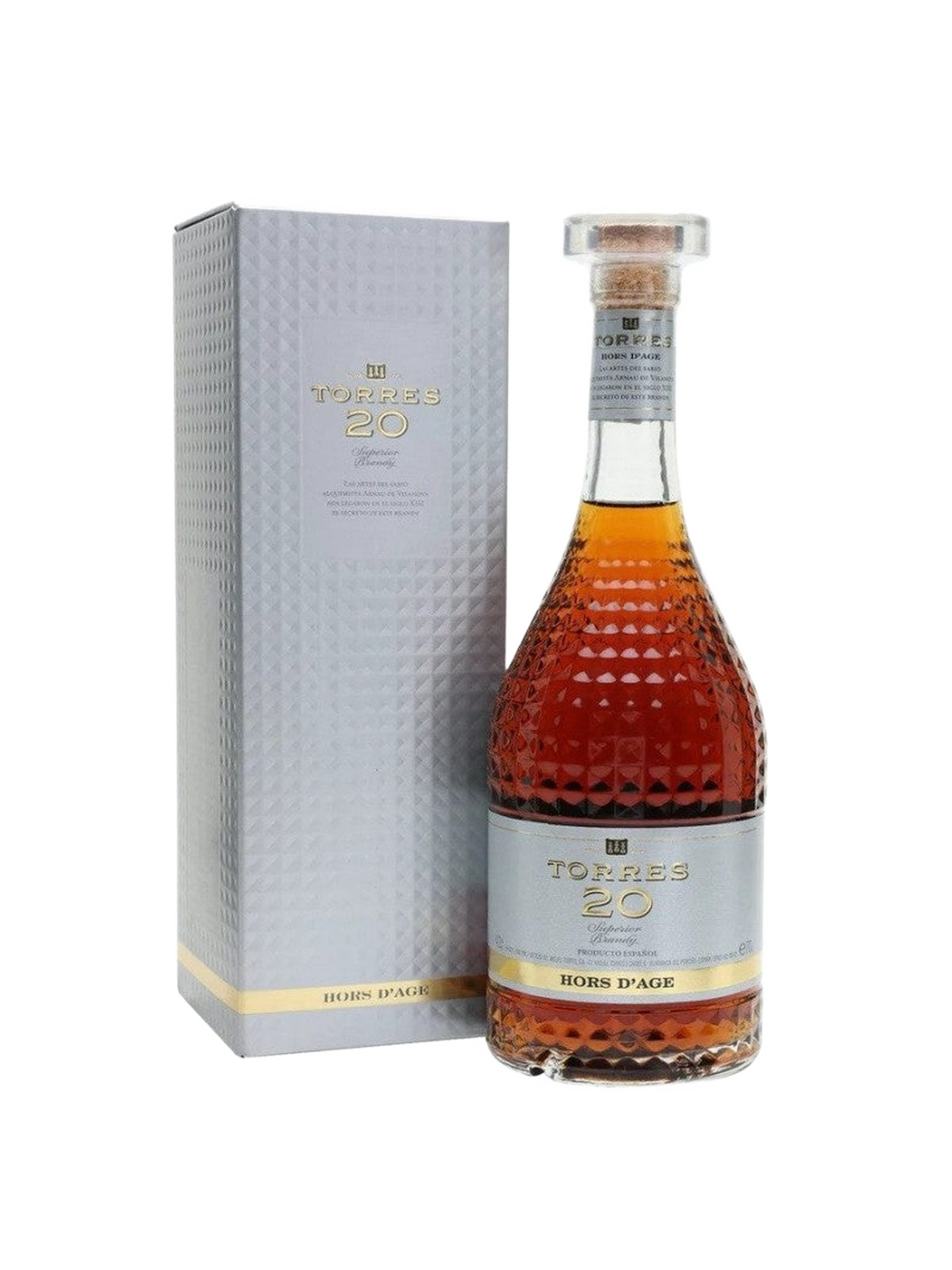 Torres 20 Hors d’age Spansk Brandy - flaska med presentask