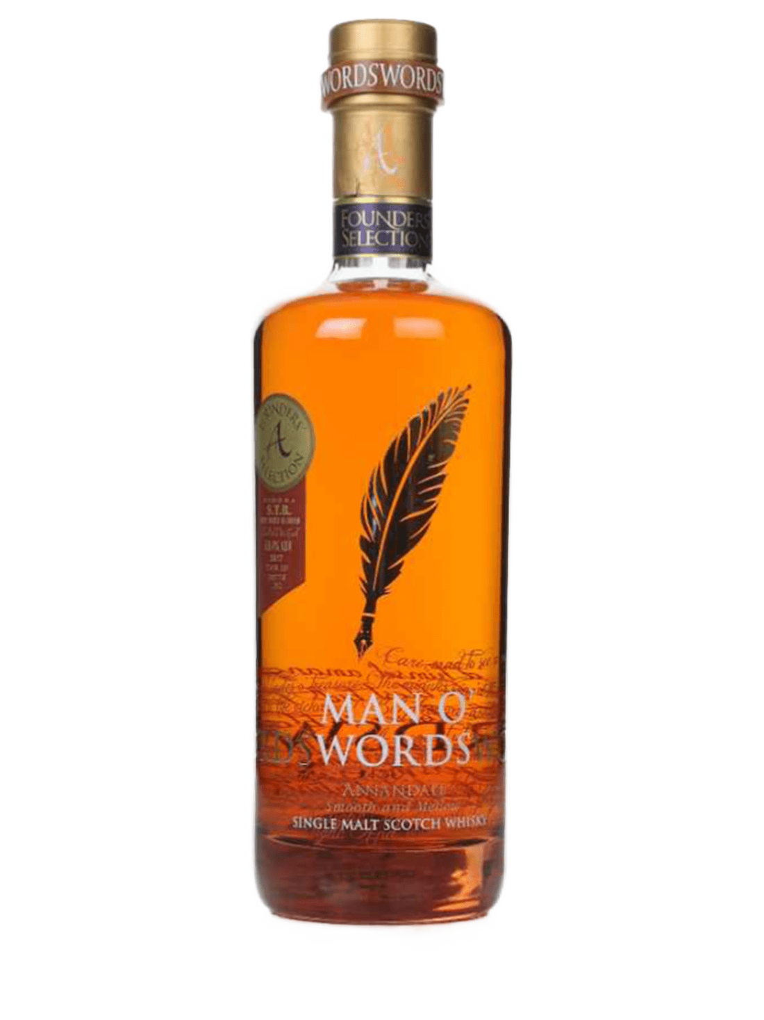 Annandale Man O' Words STR Single Malt Scotch Whisky - flaske