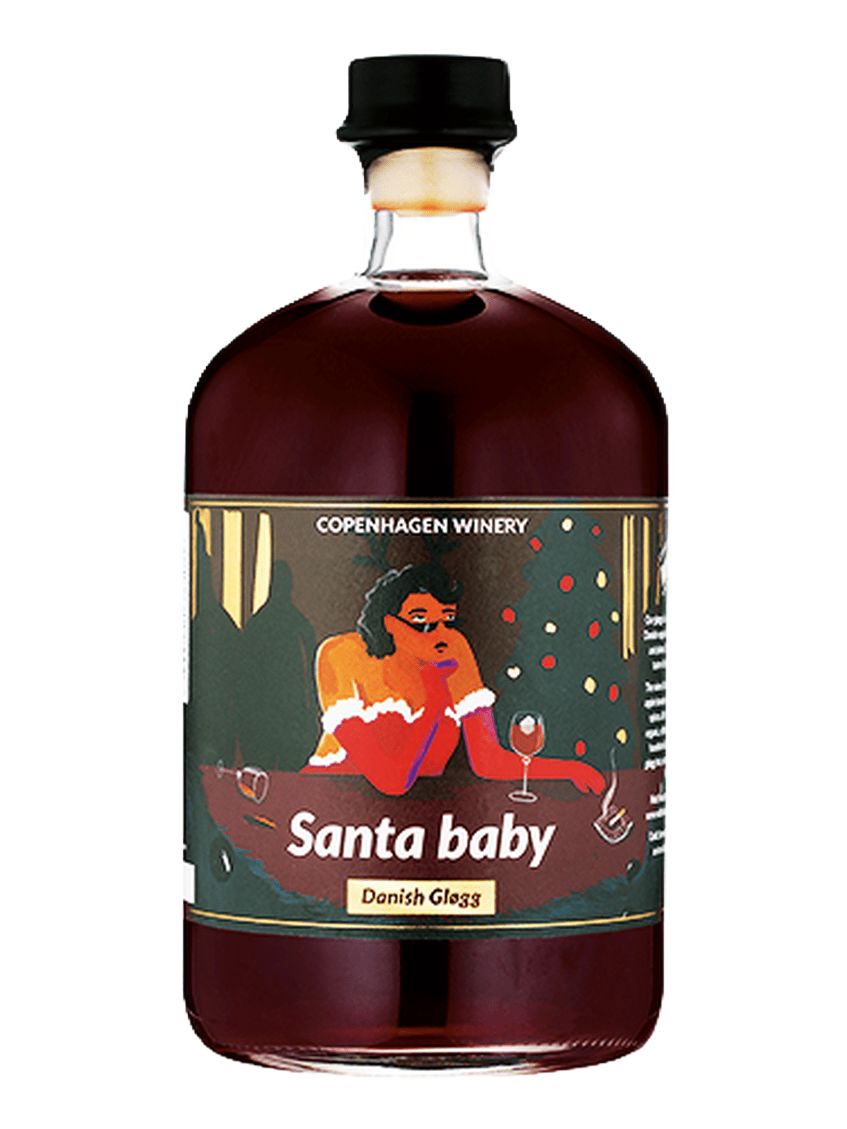 Santa Baby Danish Mulled Wine - Copenhagen Winery - bottle