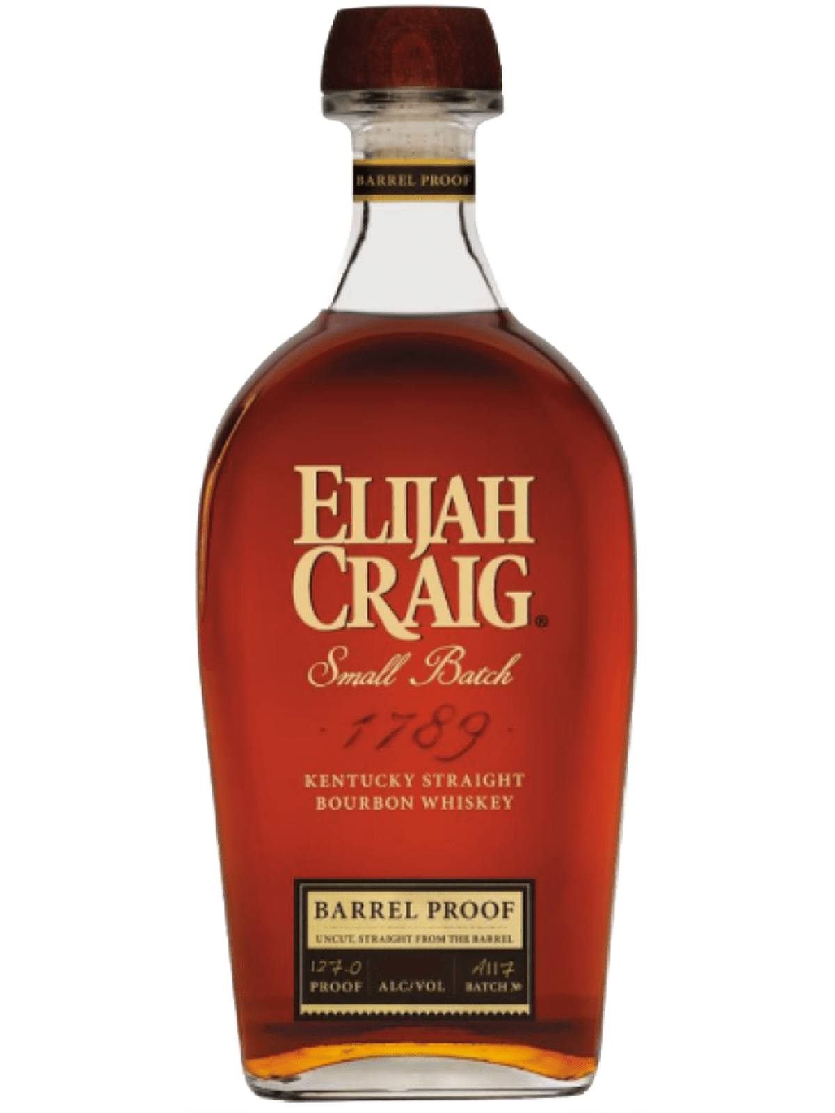 Elijah Craig Barrel Proof Kentucky Straight Bourbon Whiskey 60,5% - flaske