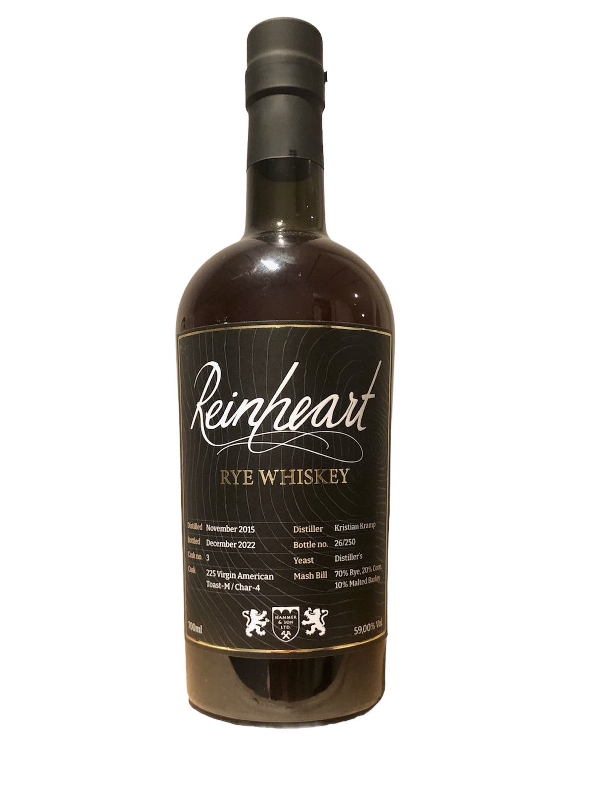 Reinheart Rye Whiskey Cask No. 3 - bottle
