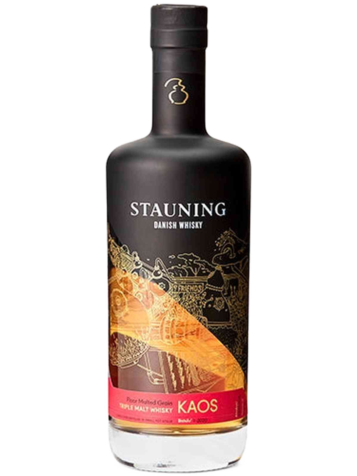 Stauning KAOS Triple Malt Whisky - flaska