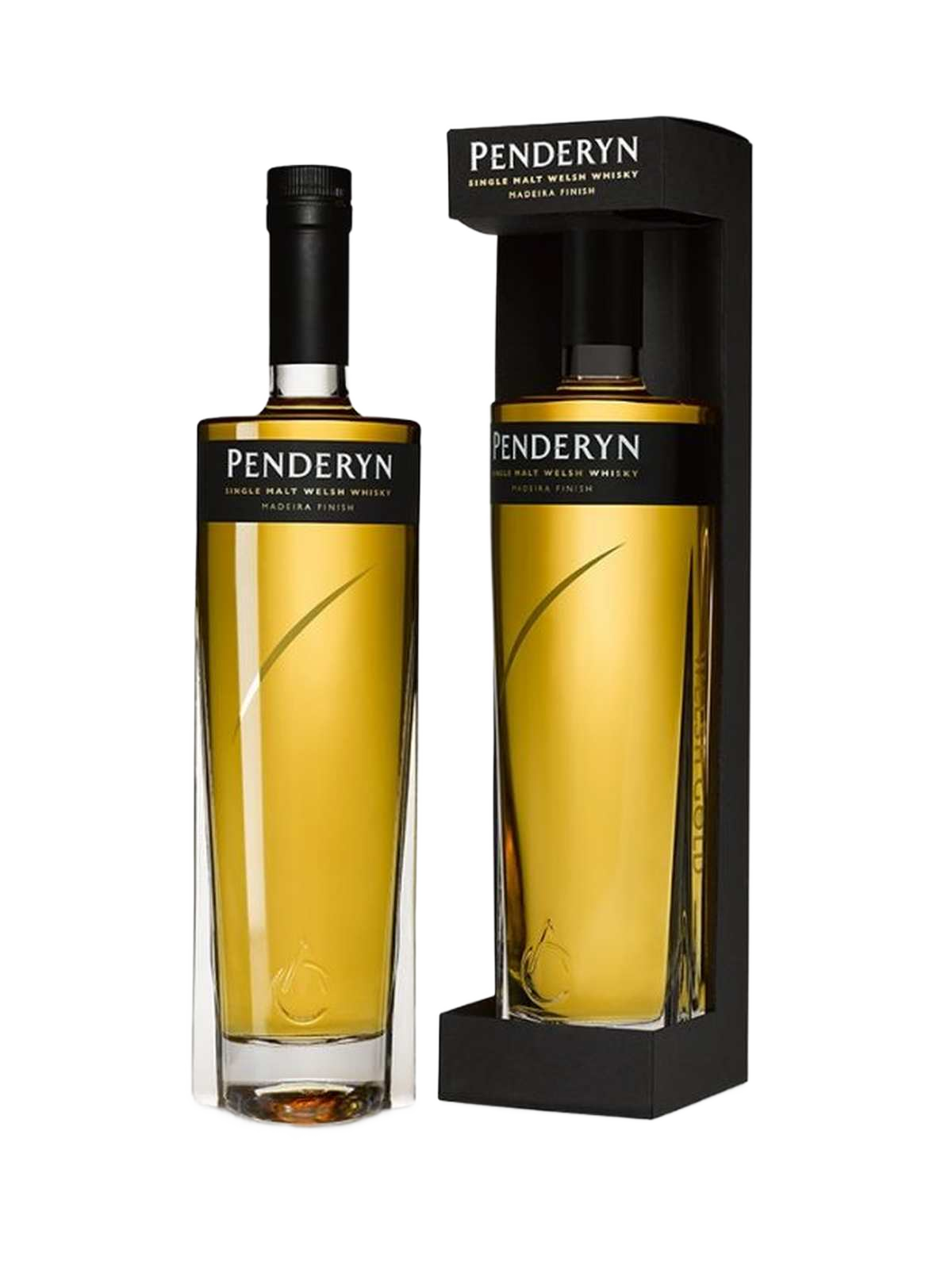 Penderyn Madeira Finish Single Malt Welsh Whisky - bottle with gift box