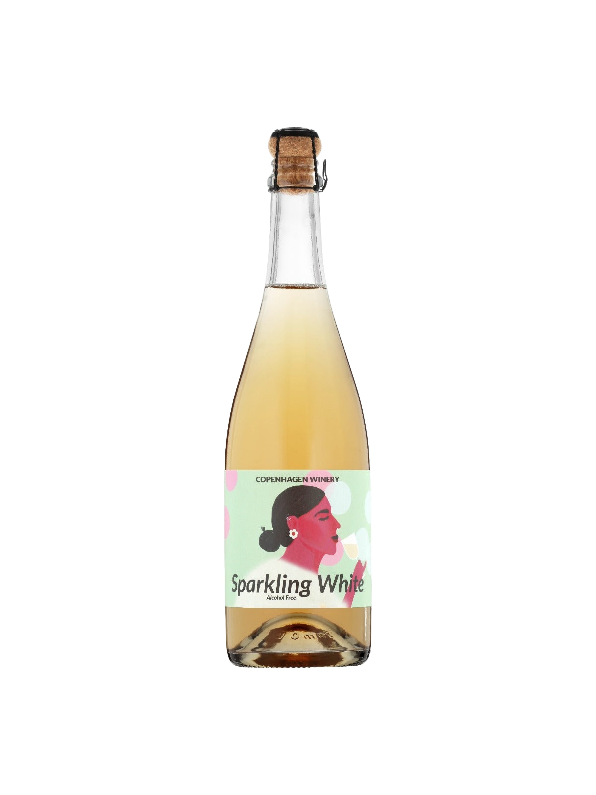 Sparkling White Alkoholfri - Copenhagen Winery - flaske