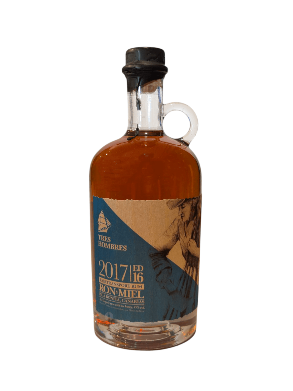 Tres Hombres La Palma 2017 Ron Miel Edition 16 - flaske