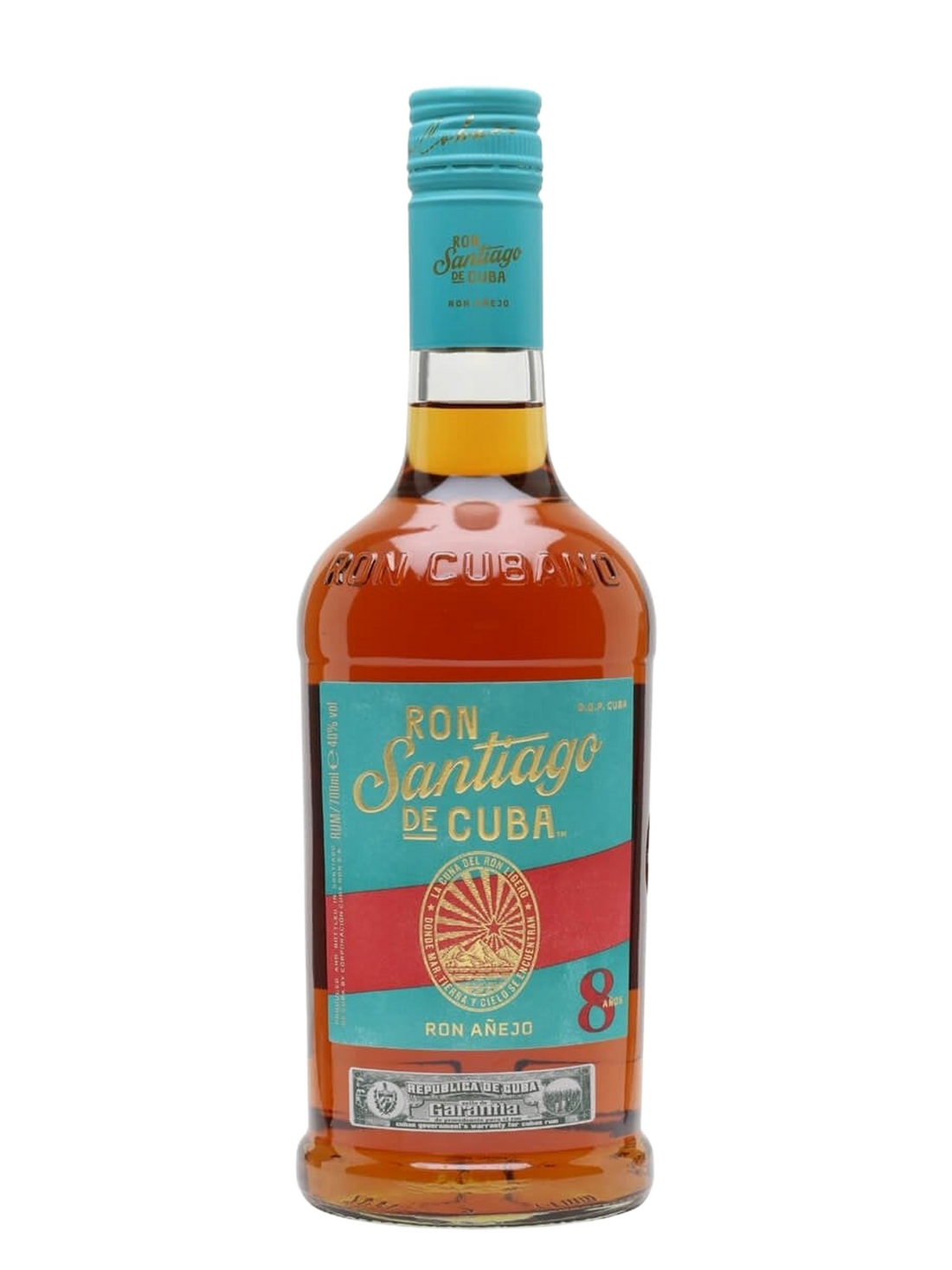 Santiago de Cuba Ron Añejo 8 års Rom - flaske