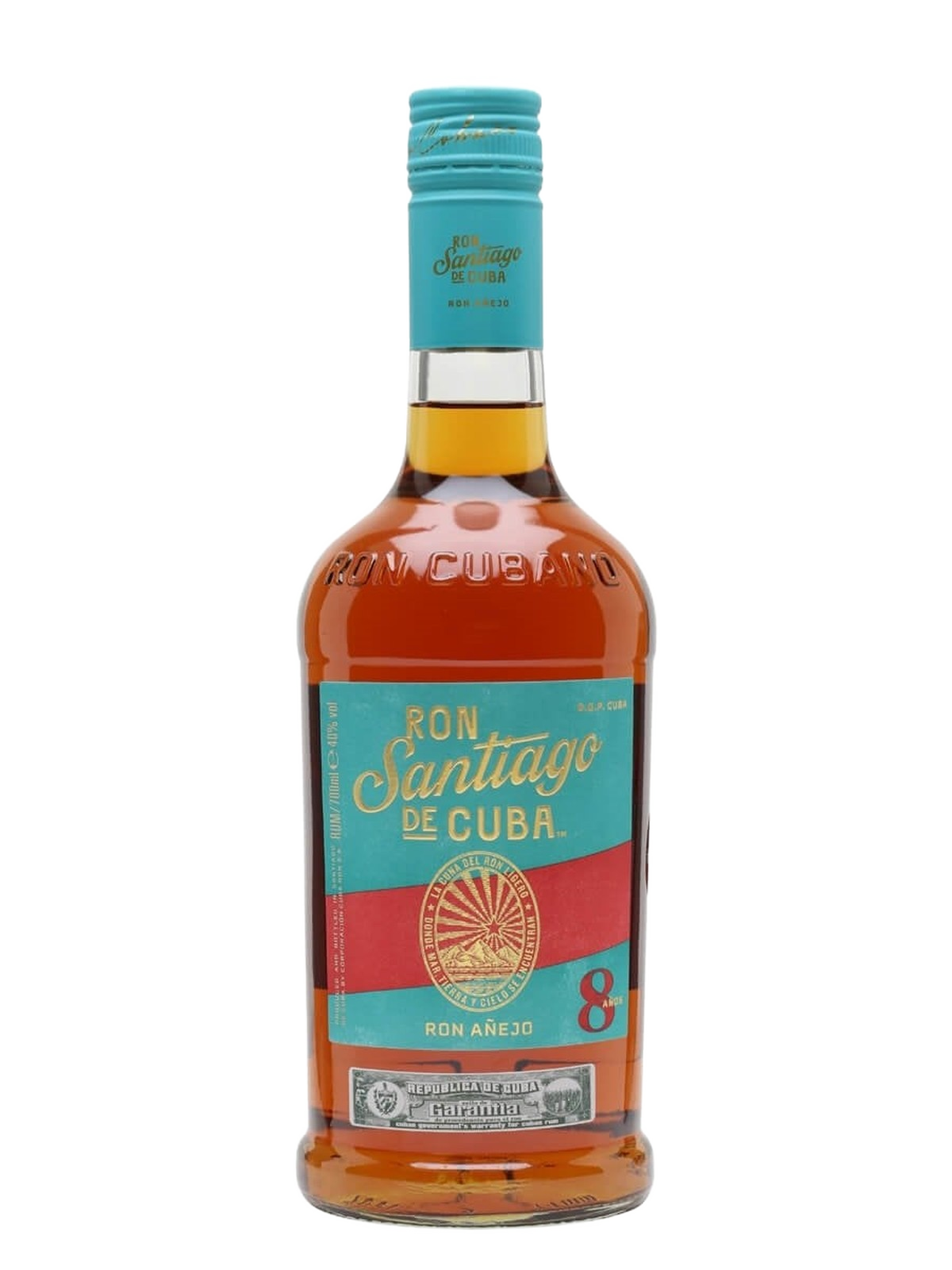 Santiago de Cuba Ron Añejo 8 års Rom - flaske